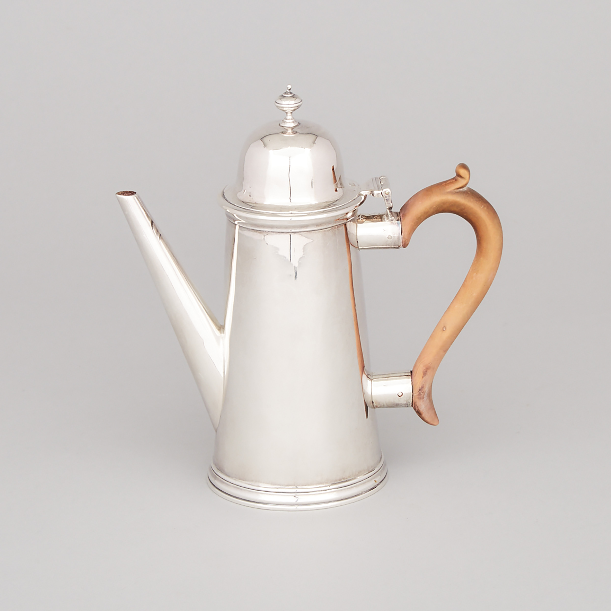 Late Victorian Silver Small Coffee Pot, Charles Stuart Harris, London, 1895