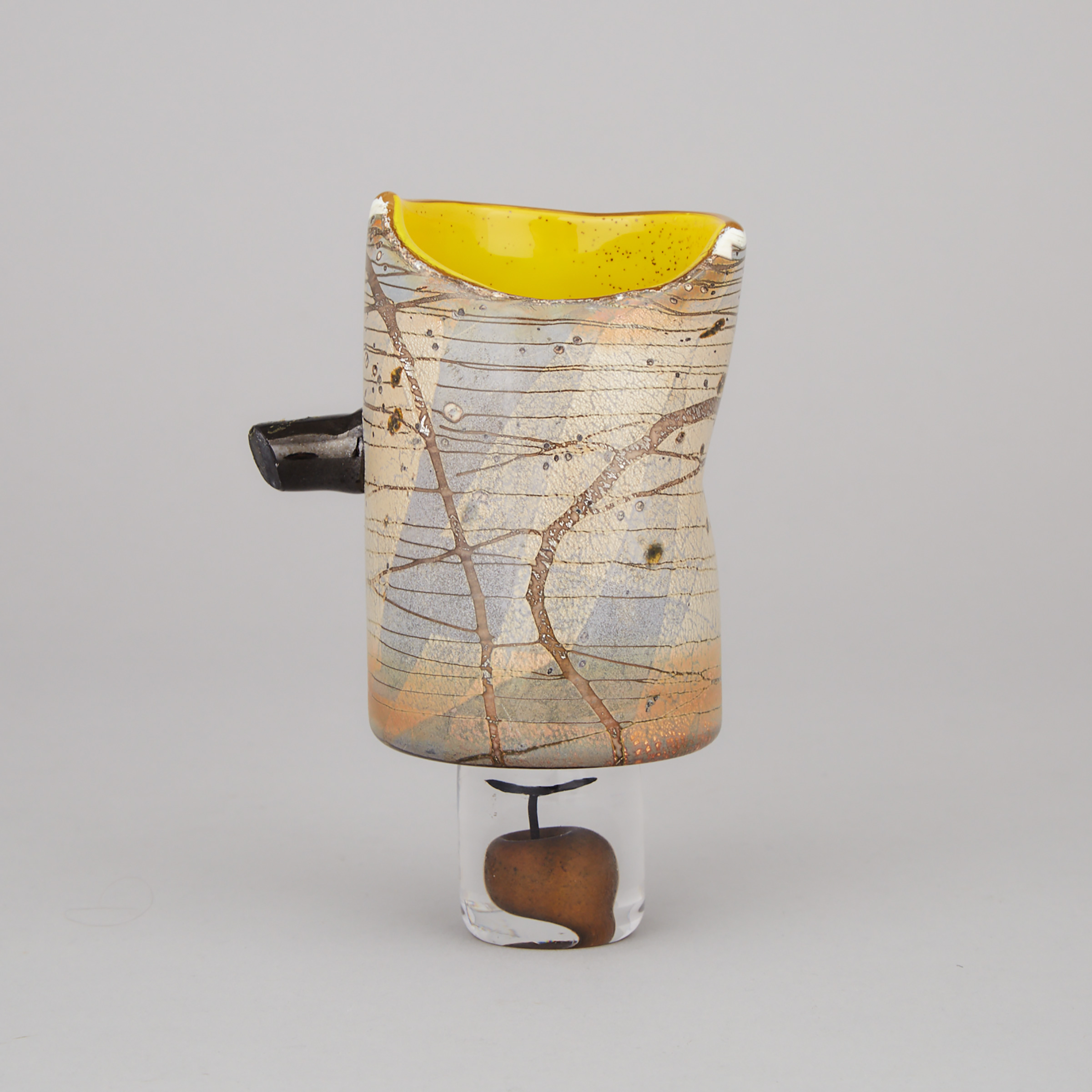 Richard Craig Meitner (American, b.1949), Glass Sculptural Vase, 1981