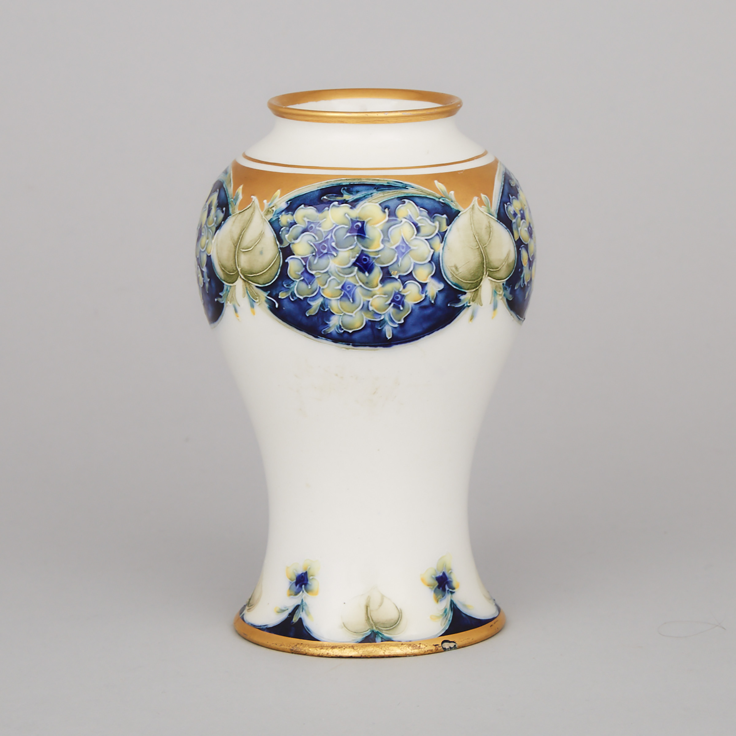 Macintyre Moorcroft Lilac Panels Vase, c.1905