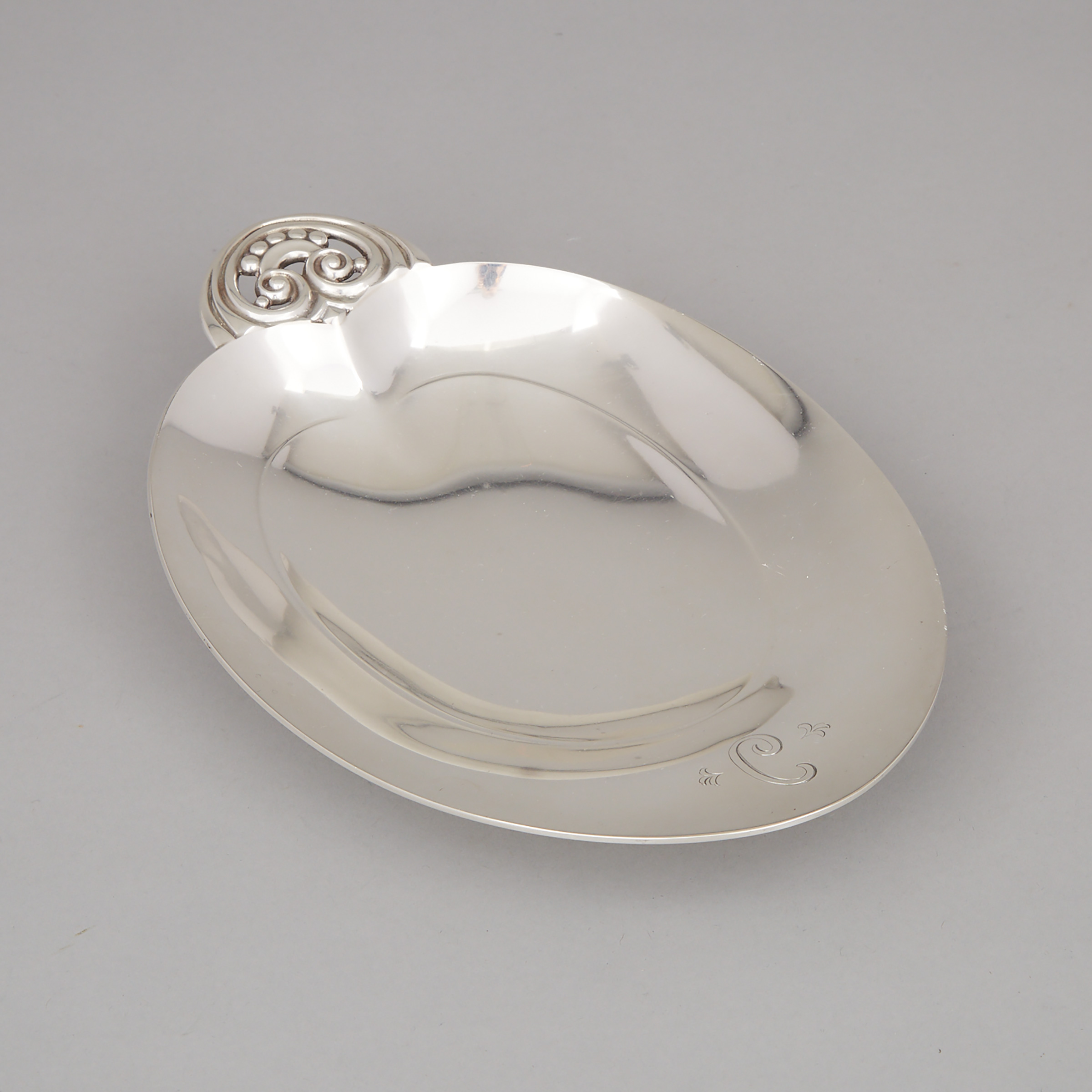 American Silver Leaf Dish, Tiffany & Co., New York, N.Y., c.1947-56