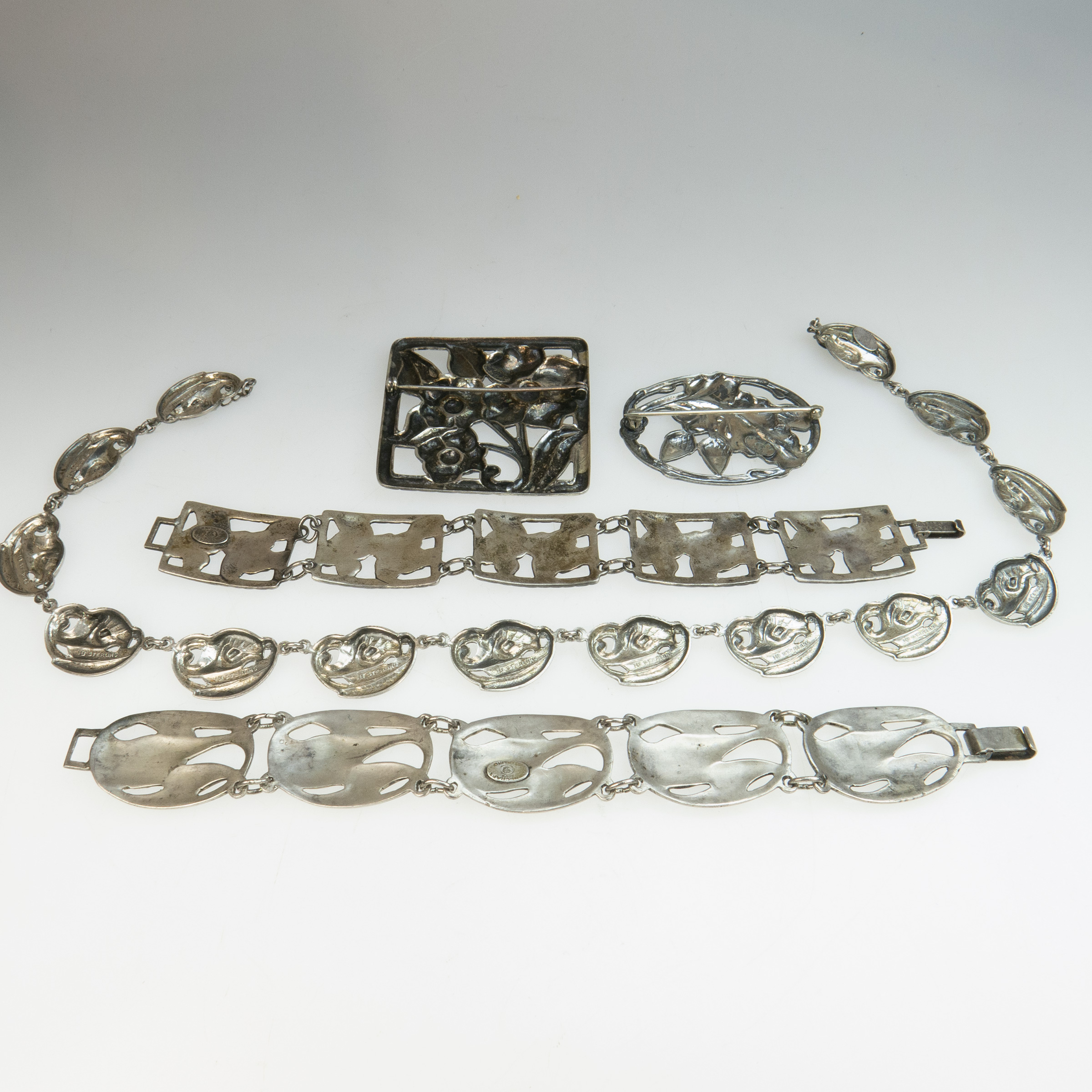 Five Pieces Of Danecraft Sterling Silver Jewellery