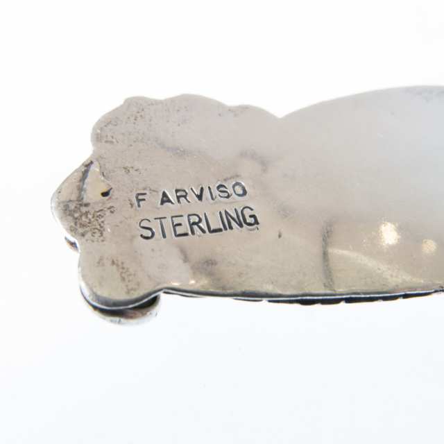 Floyd Arviso Navajo Sterling Silver Pendant
