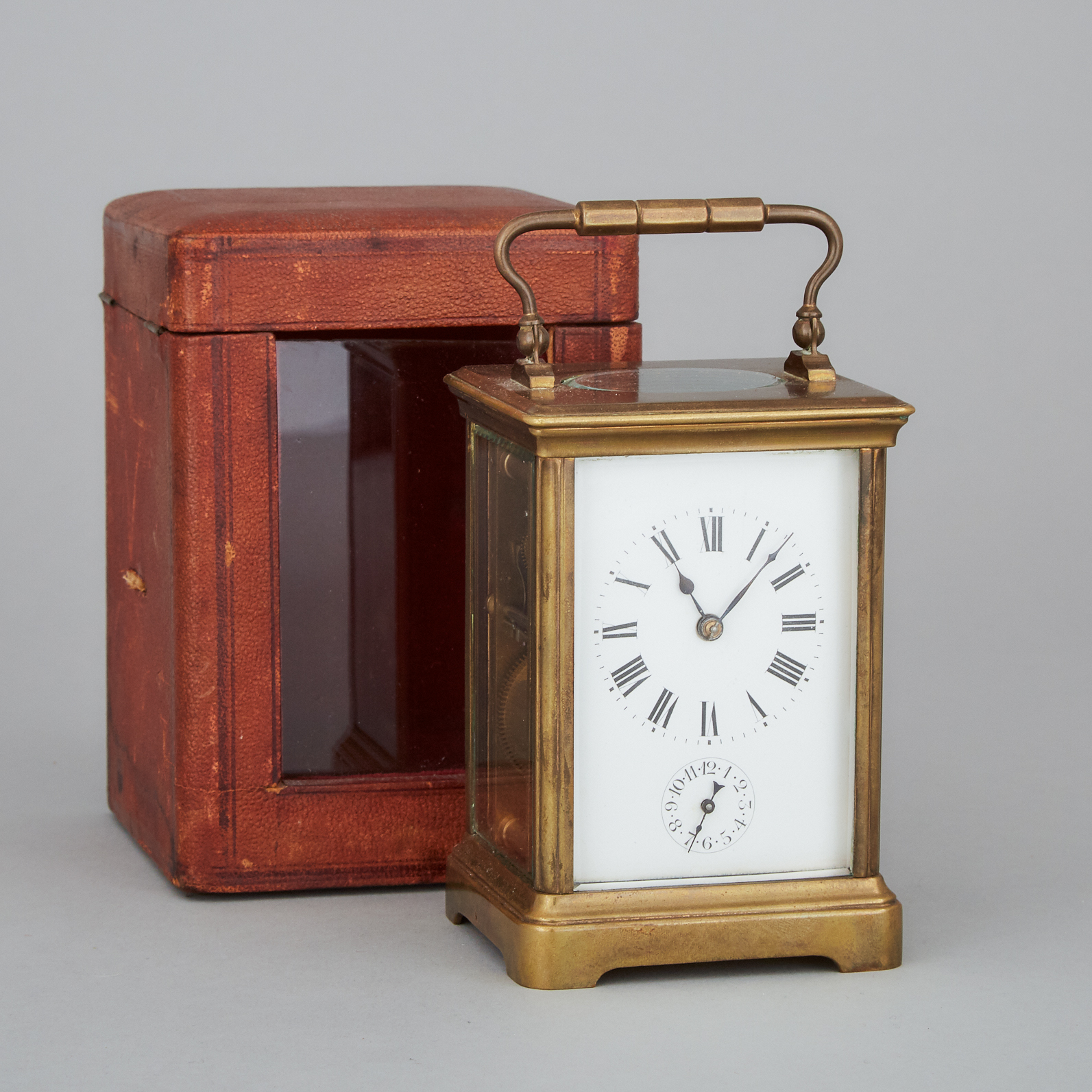 French Carriage Clock with Alarm, c.1900