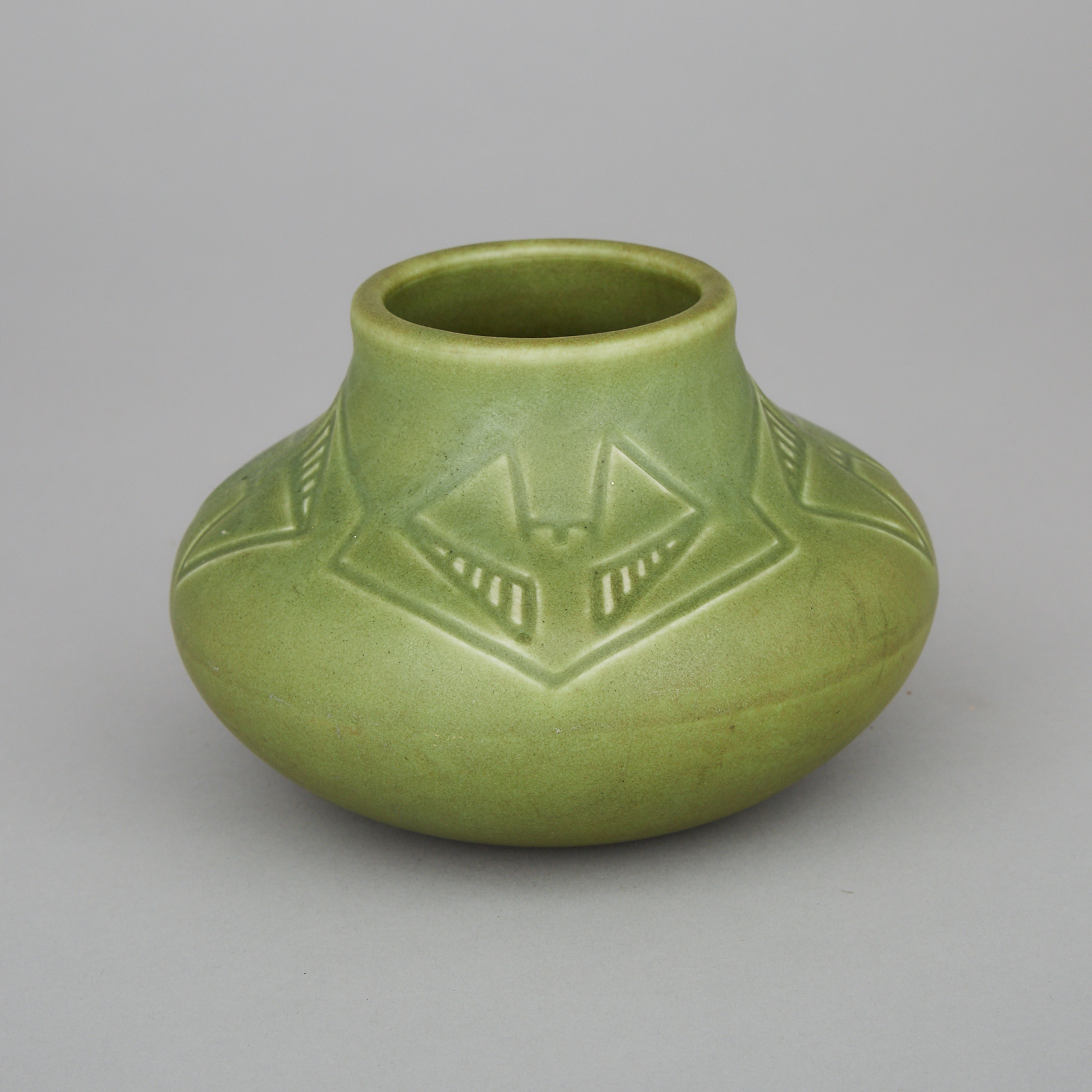 Rookwood Green Matte Glazed Vase, 1901