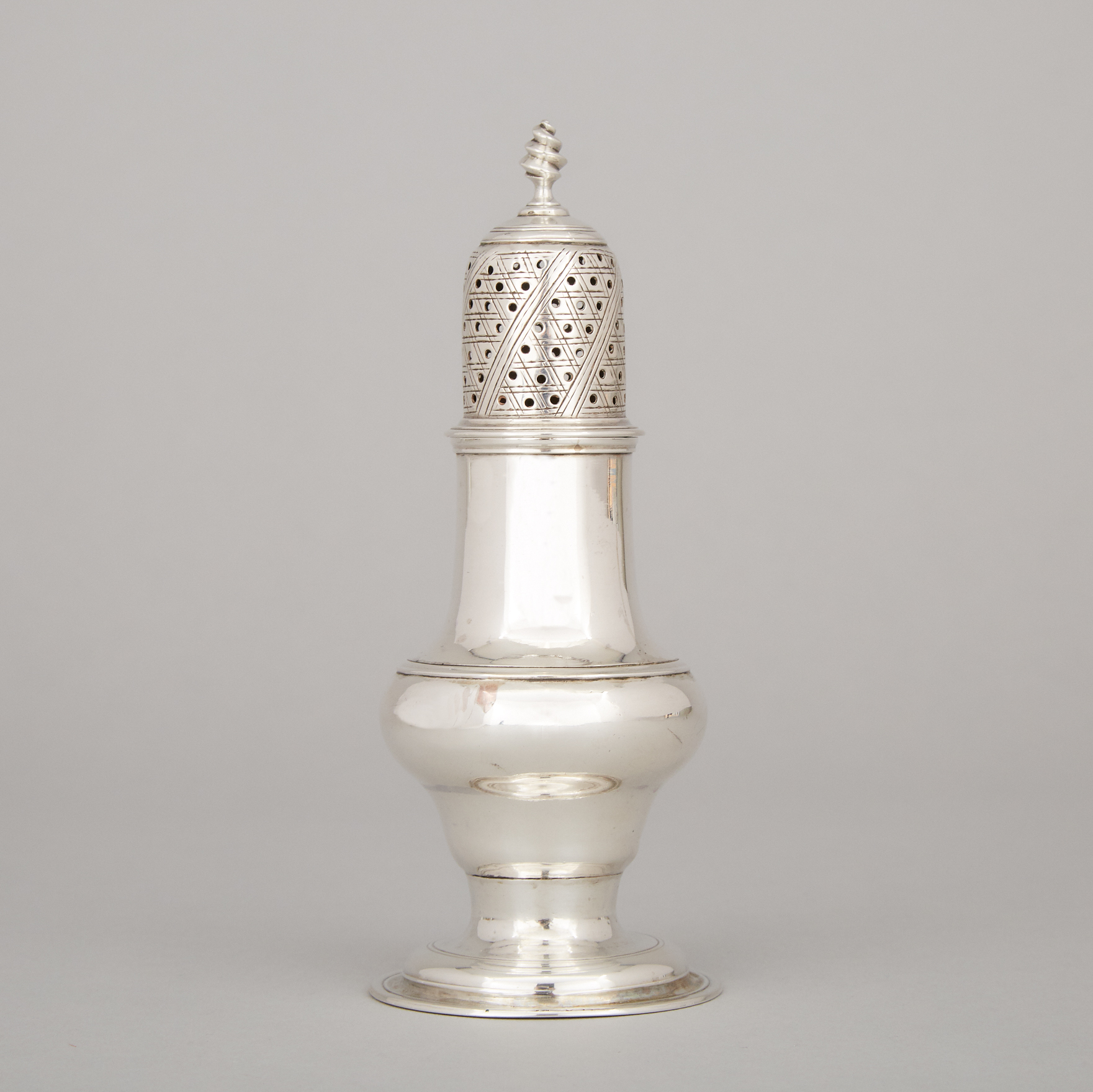 George III Silver Baluster Caster, Thomas Daniell, London, 1774