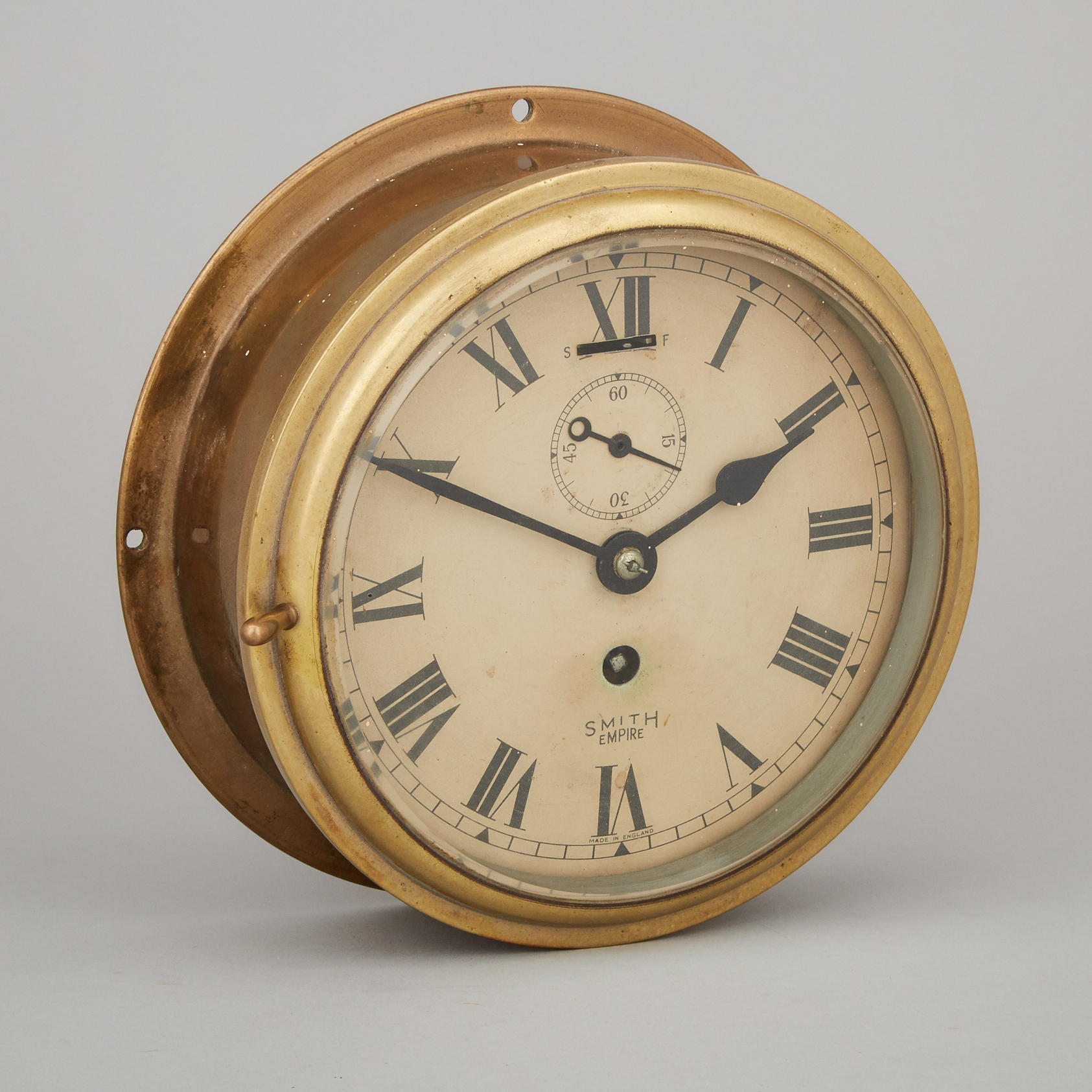 Smith Empire Brass Marine Chronometer, early/mid 20th century