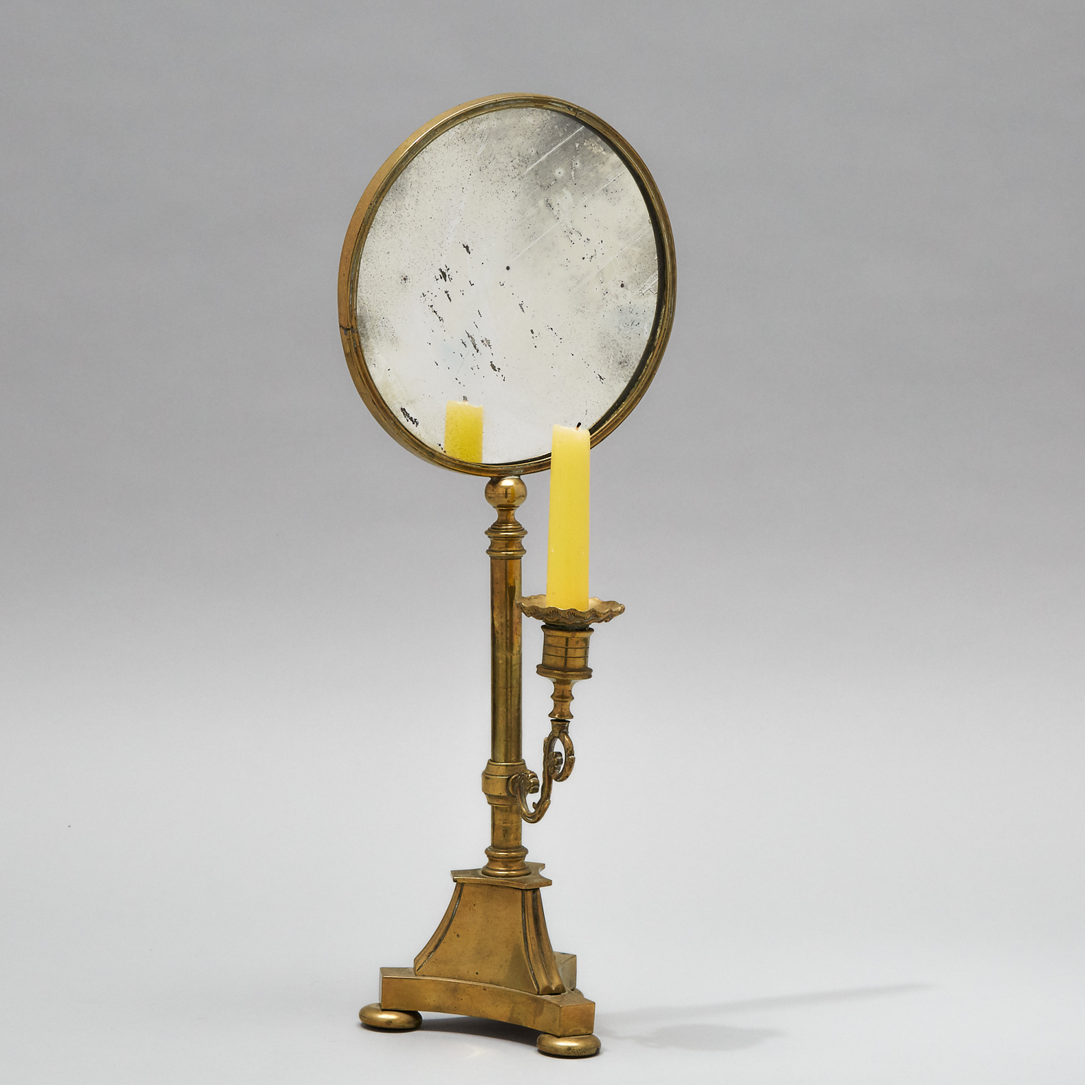 Georgian Brass Table Sconce, early 19th century