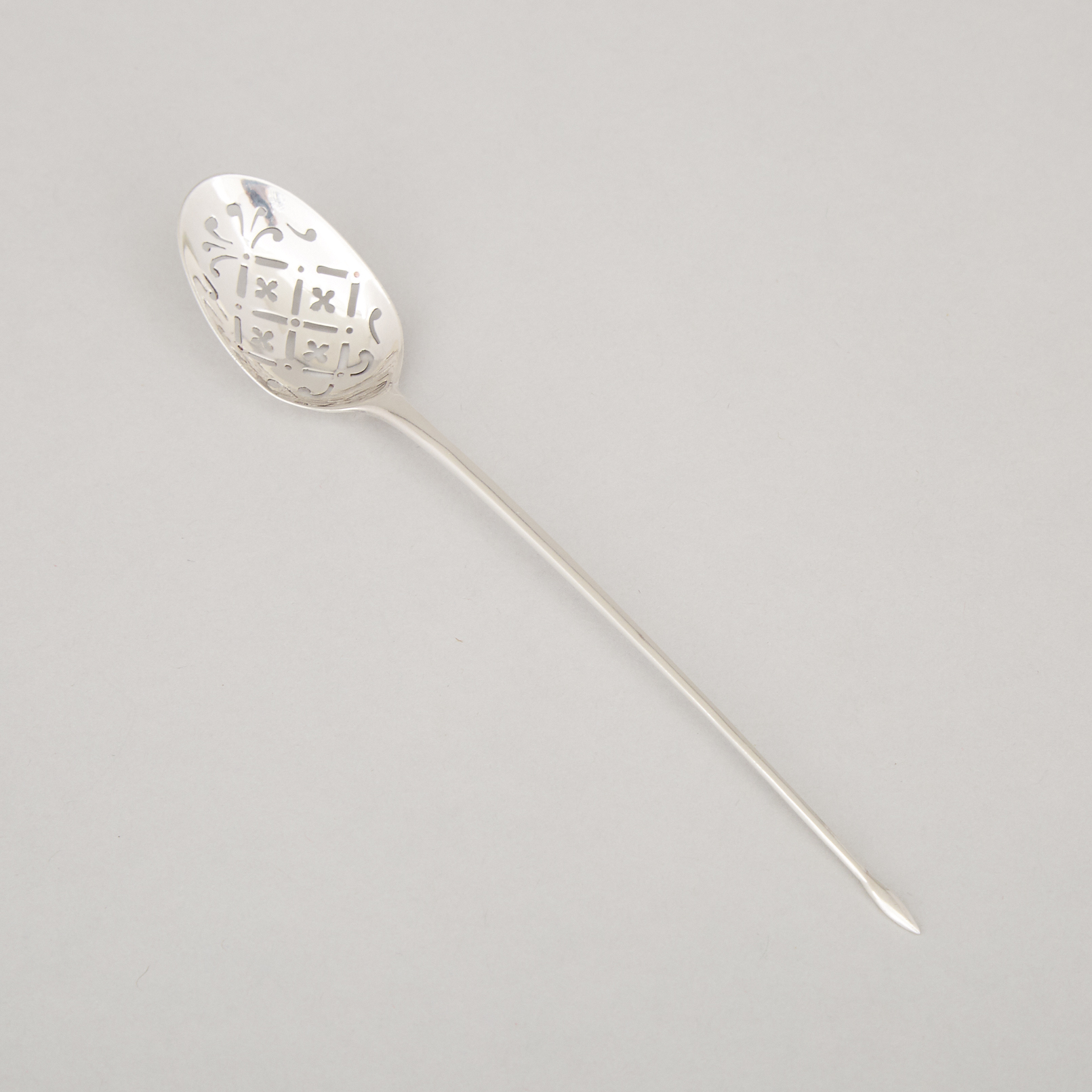 George III Silver Mote Spoon, c.1760-70