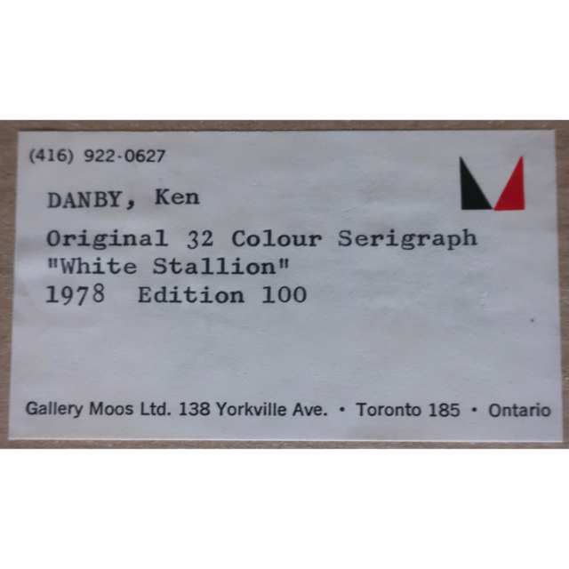 KENNETH (KEN) EDISON DANBY (CANADIAN, 1940-2007) 