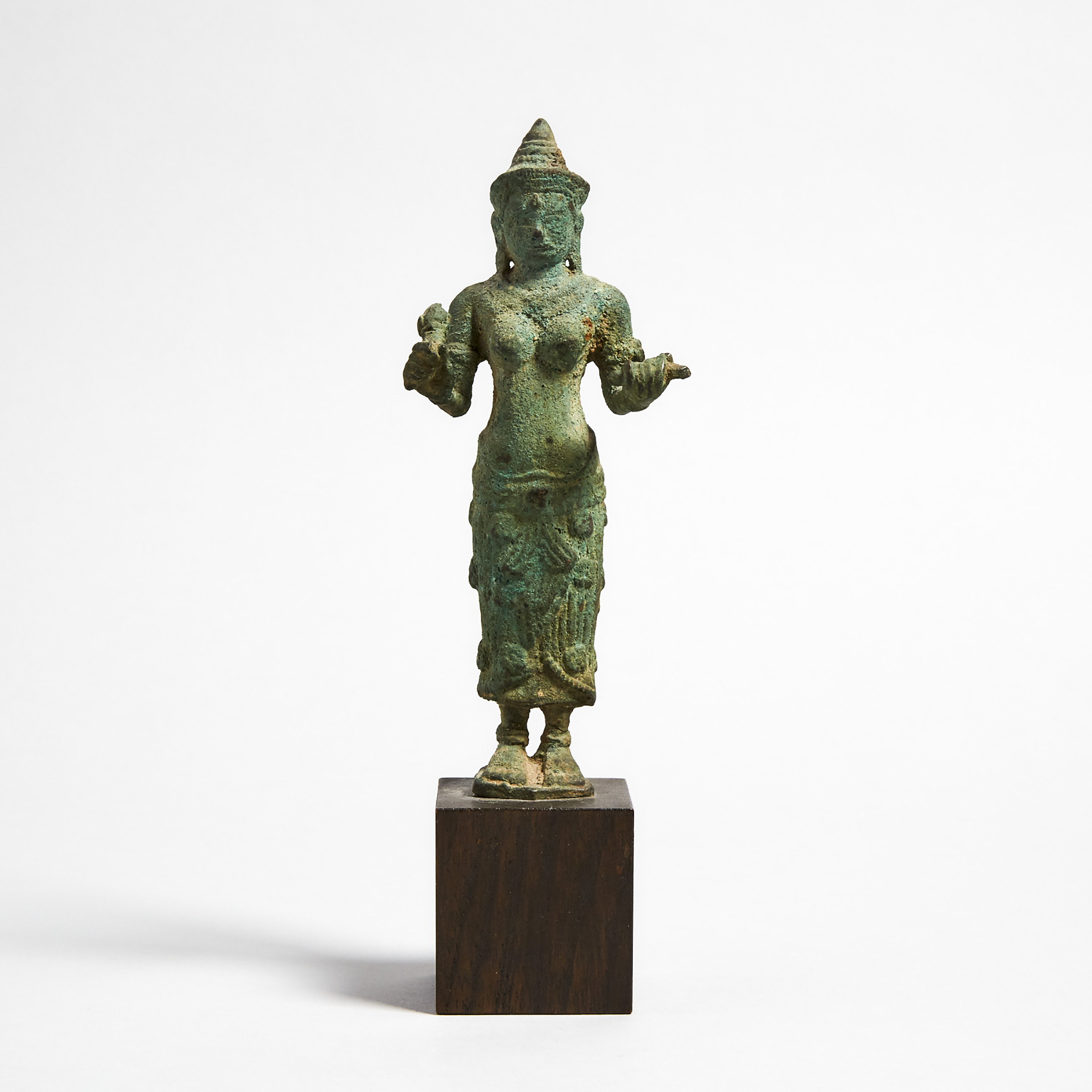 South East Asian Bronze Bodhisattva Figure