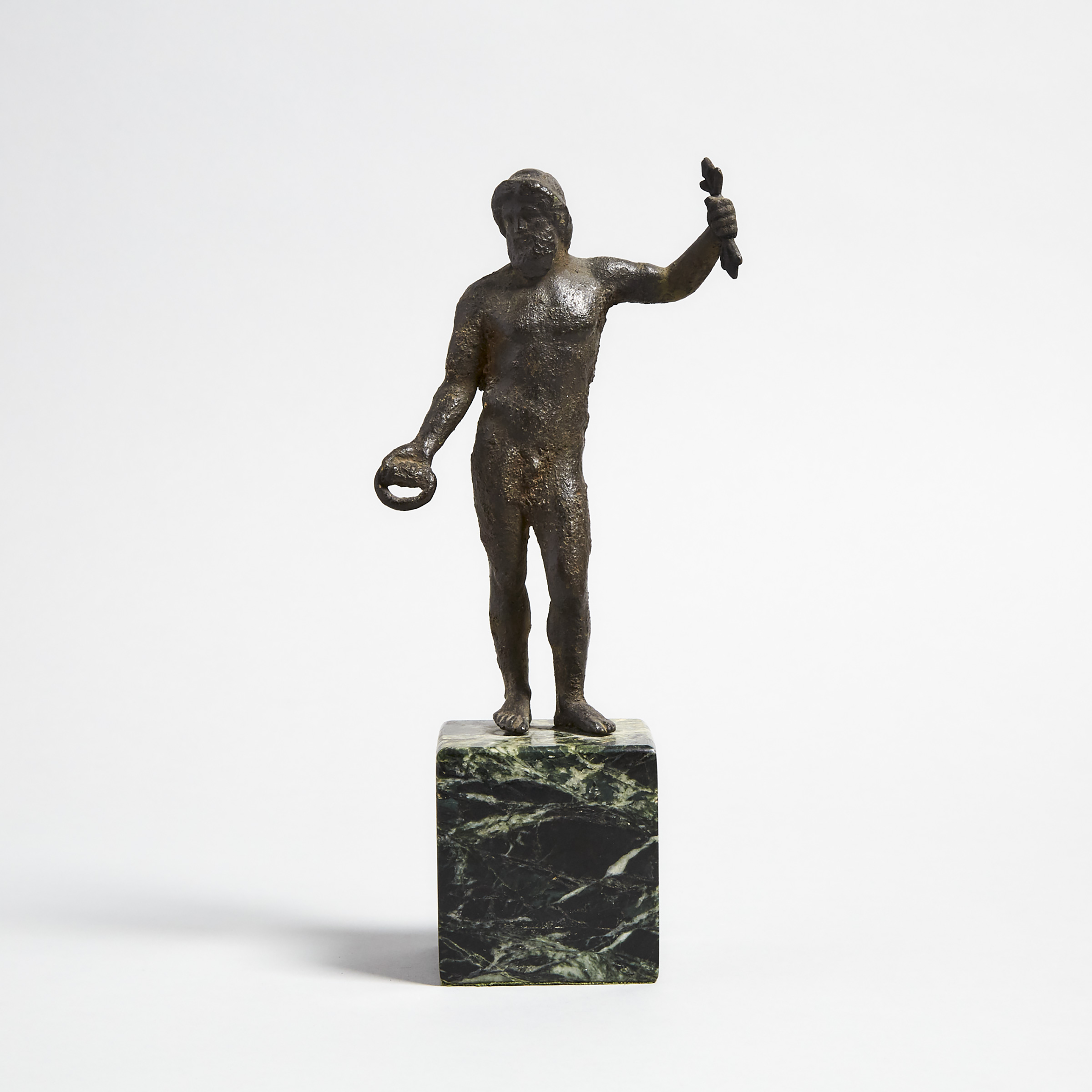 Roman Grand Tour Bronze Figure of Zeus, early 20th century