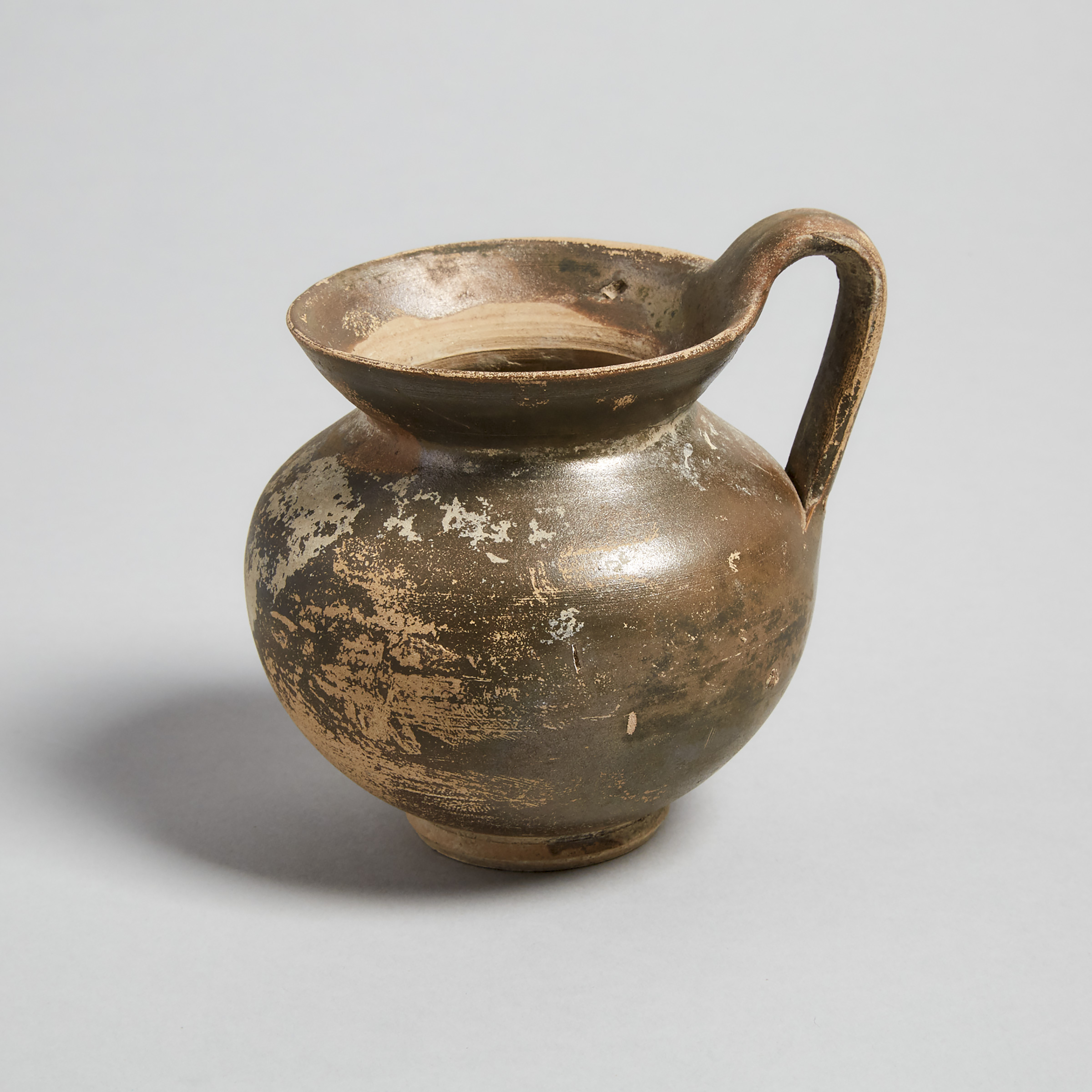 Greek Daunian Pottery Olpe, 4th-3rd century B.C.