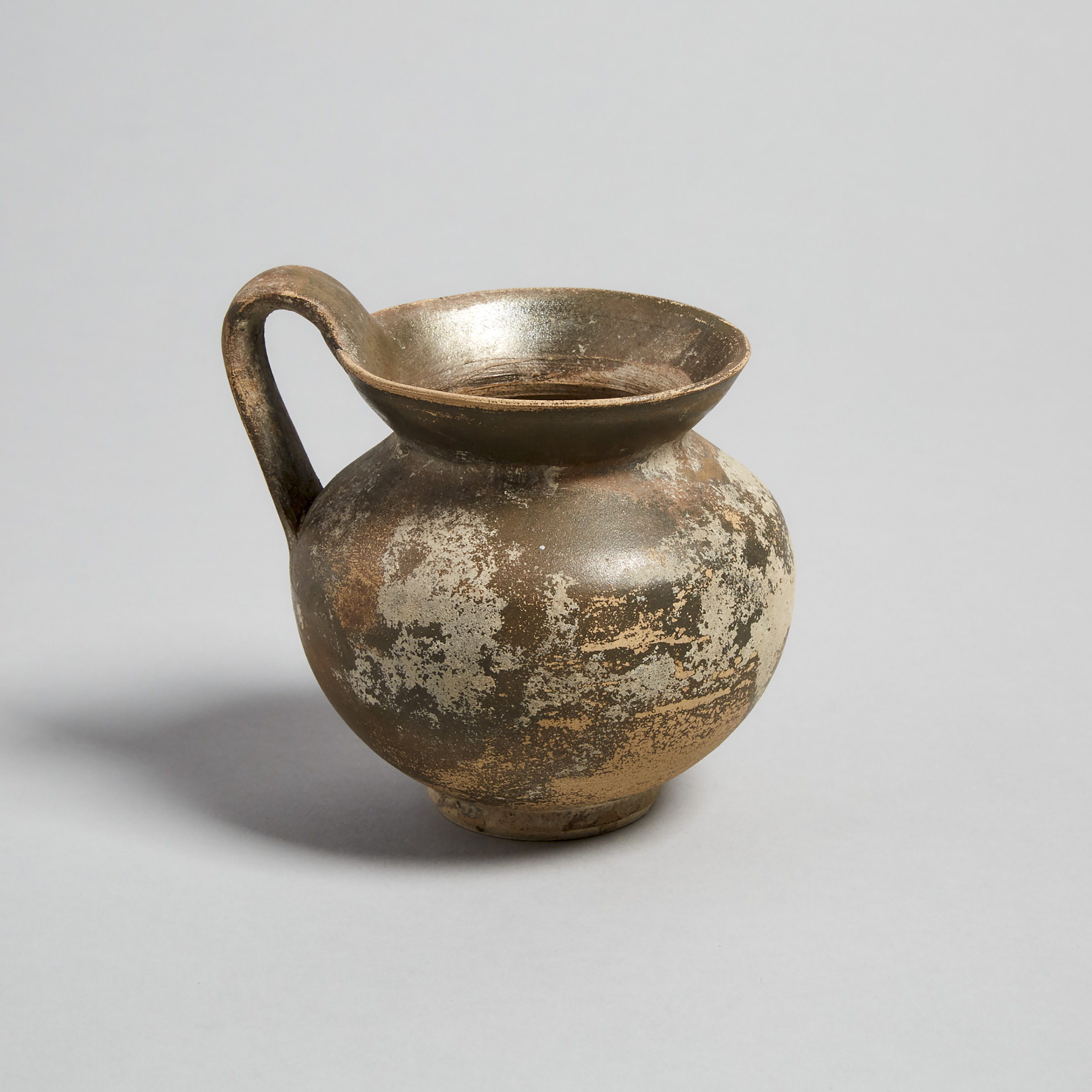 Greek Daunian Pottery Olpe, 4th-3rd century B.C.