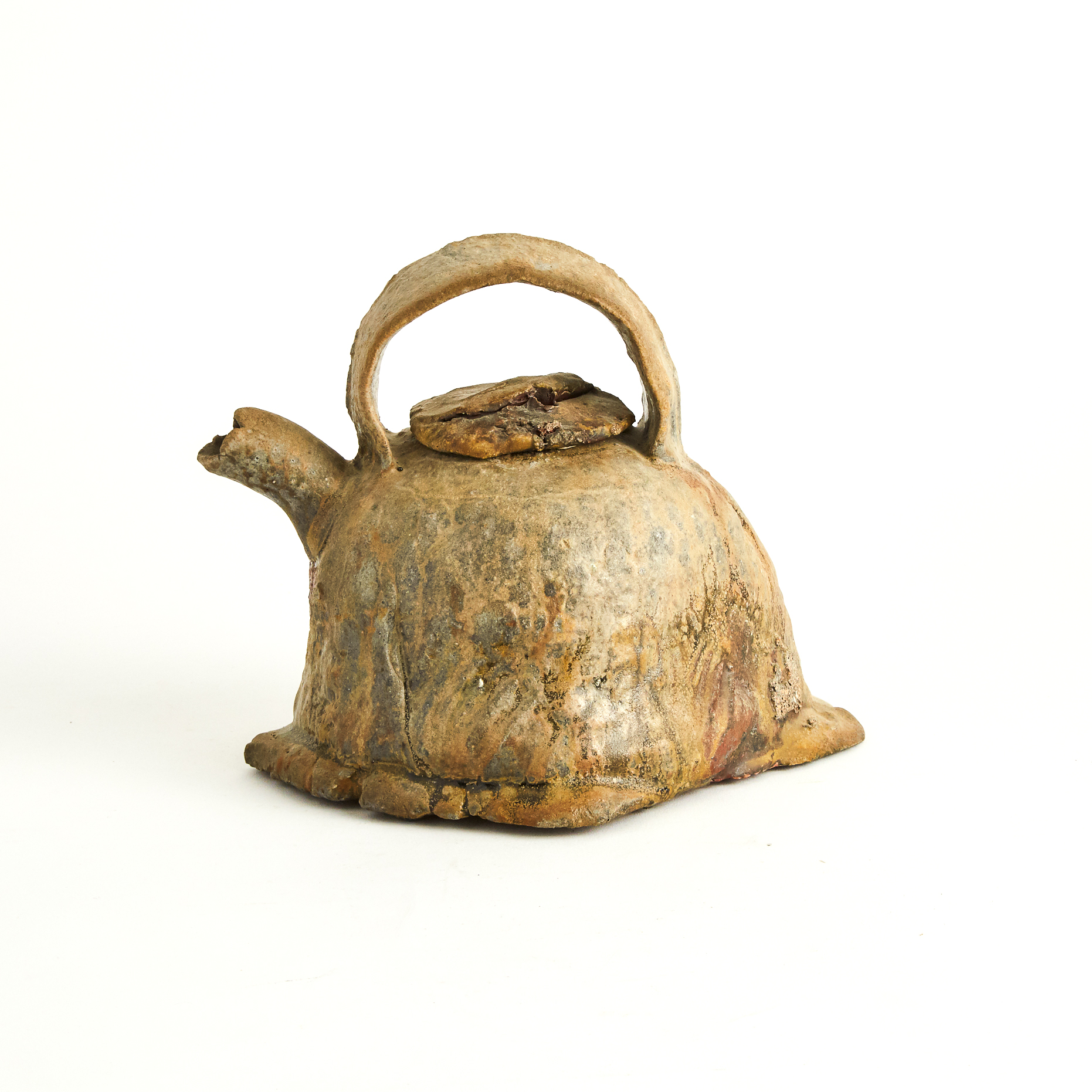 Chuck Hindes (American, b.1942), Stoneware Teapot, c.2000