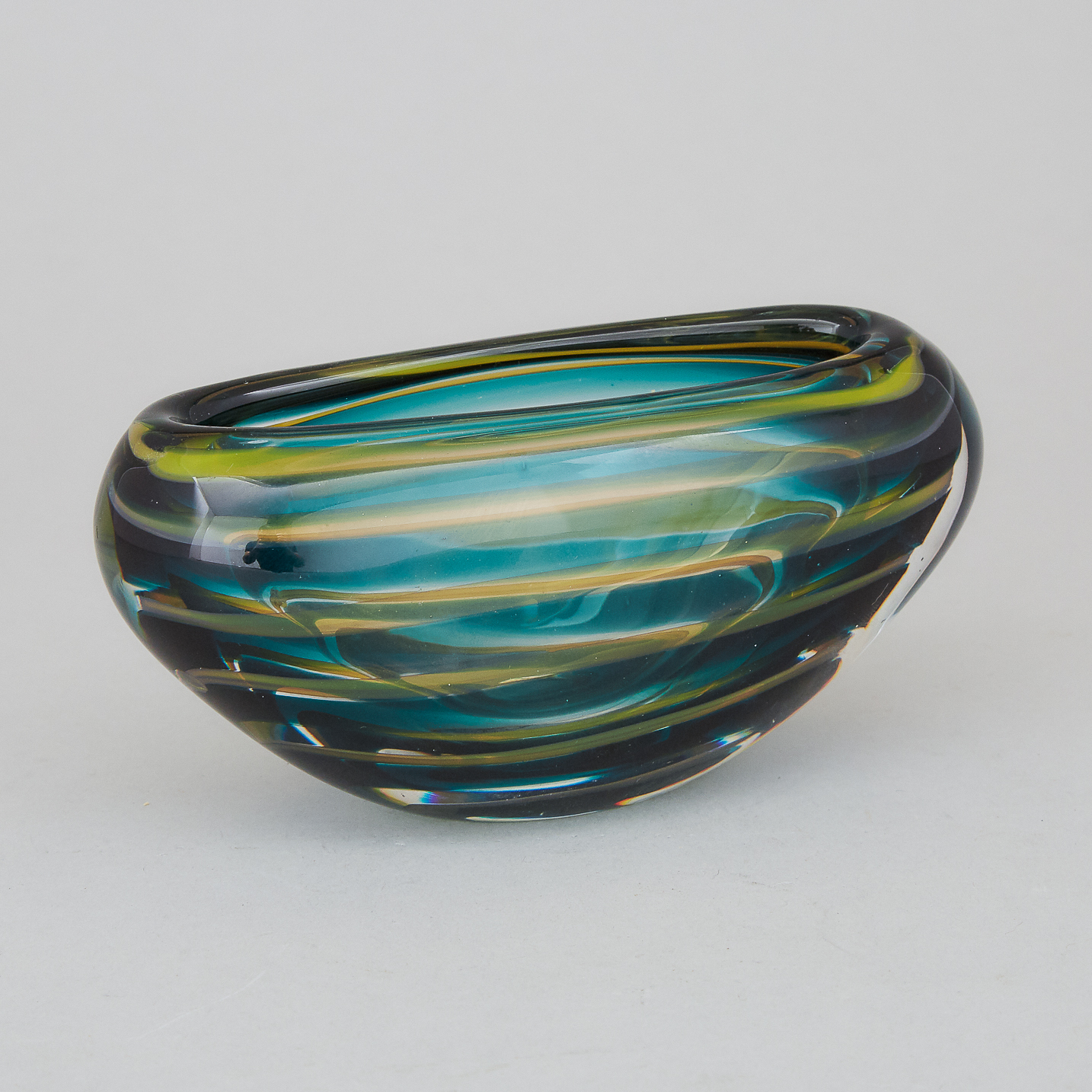 Leerdam ‘Unica’ Glass Small Vase, Floris Meydam, mid-20th century