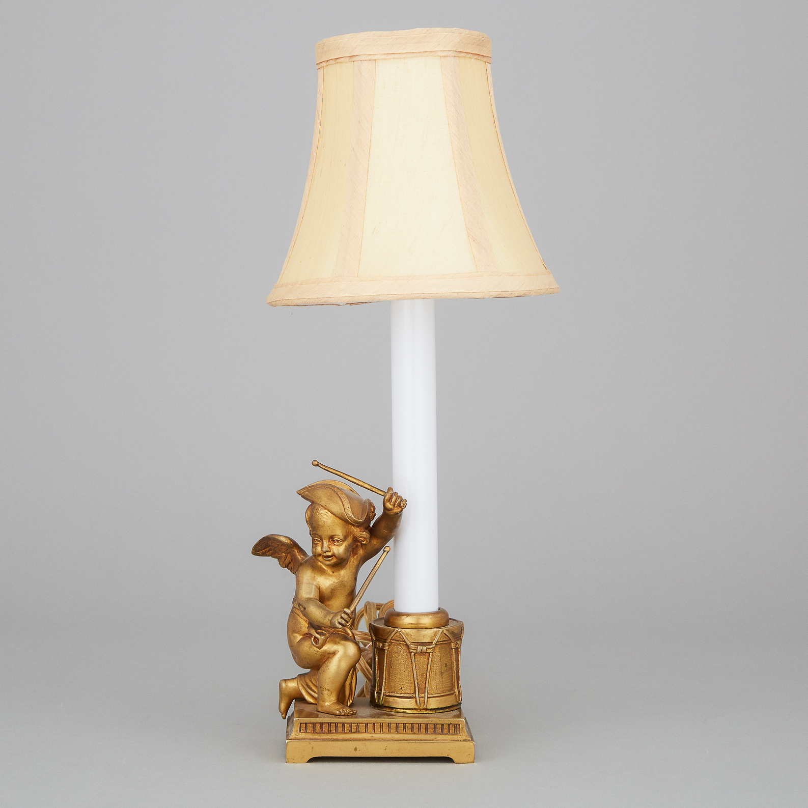 French Gilt Bronze Boudoir Lamp, early-mid 20th century
