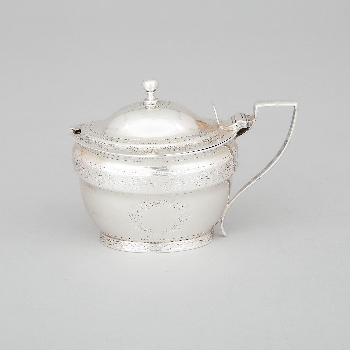 George III Silver Mustard Pot, Abstinando King, London, 1801