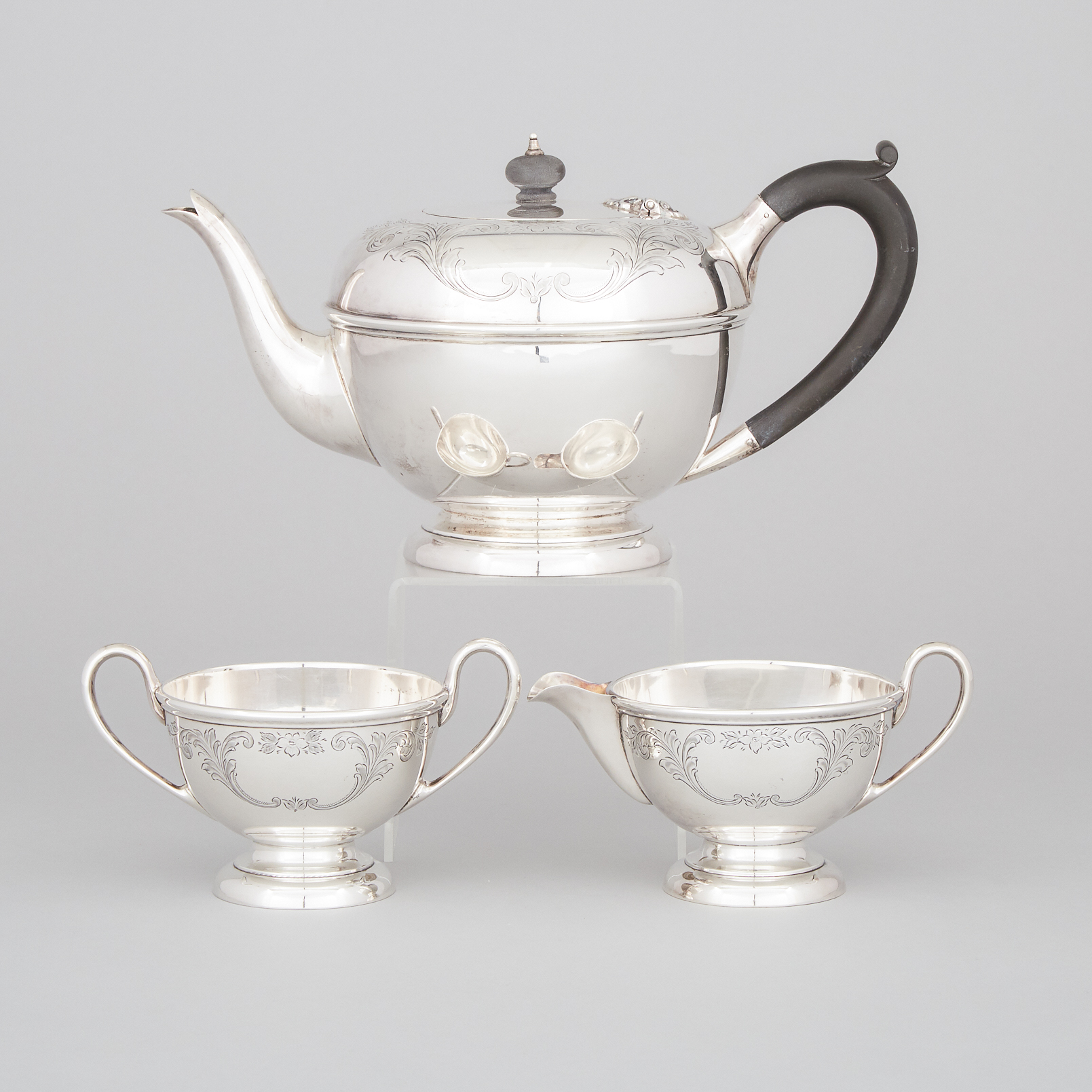 Canadian Silver Tea Service, Henry Birks & Sons, Montreal, Que., 20th century