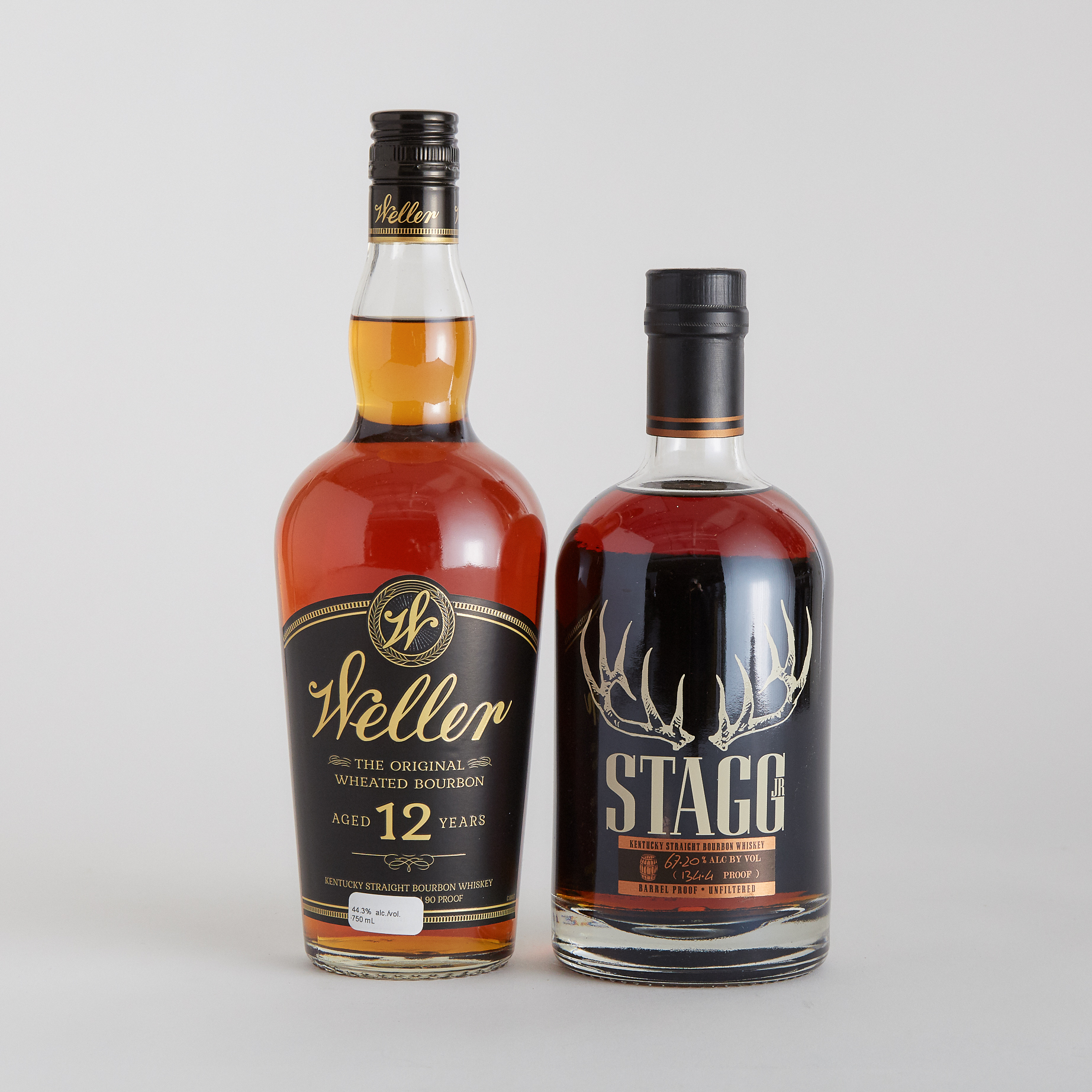 STAGG JR. KENTUCKY STRAIGHT BOURBON WHISKEY (ONE 750 ML)
WELLER KENTUCKY STRAIGHT BOURBON WHISKEY 12 YEARS (ONE 750 ML)