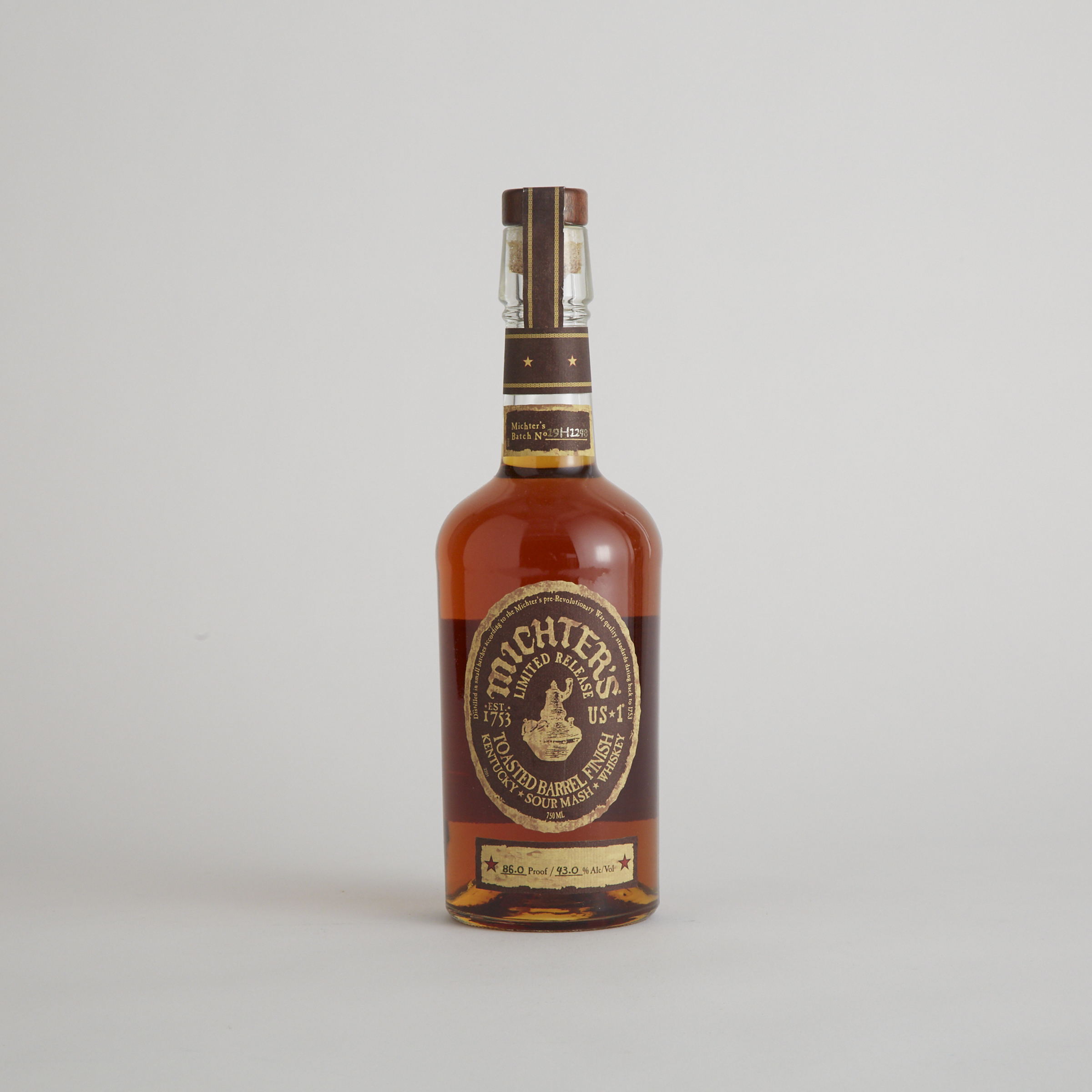 MICHTER'S LIMITED RELEASE TOASTED BARREL FINISH SOUR MASH NAS (ONE 750ML)