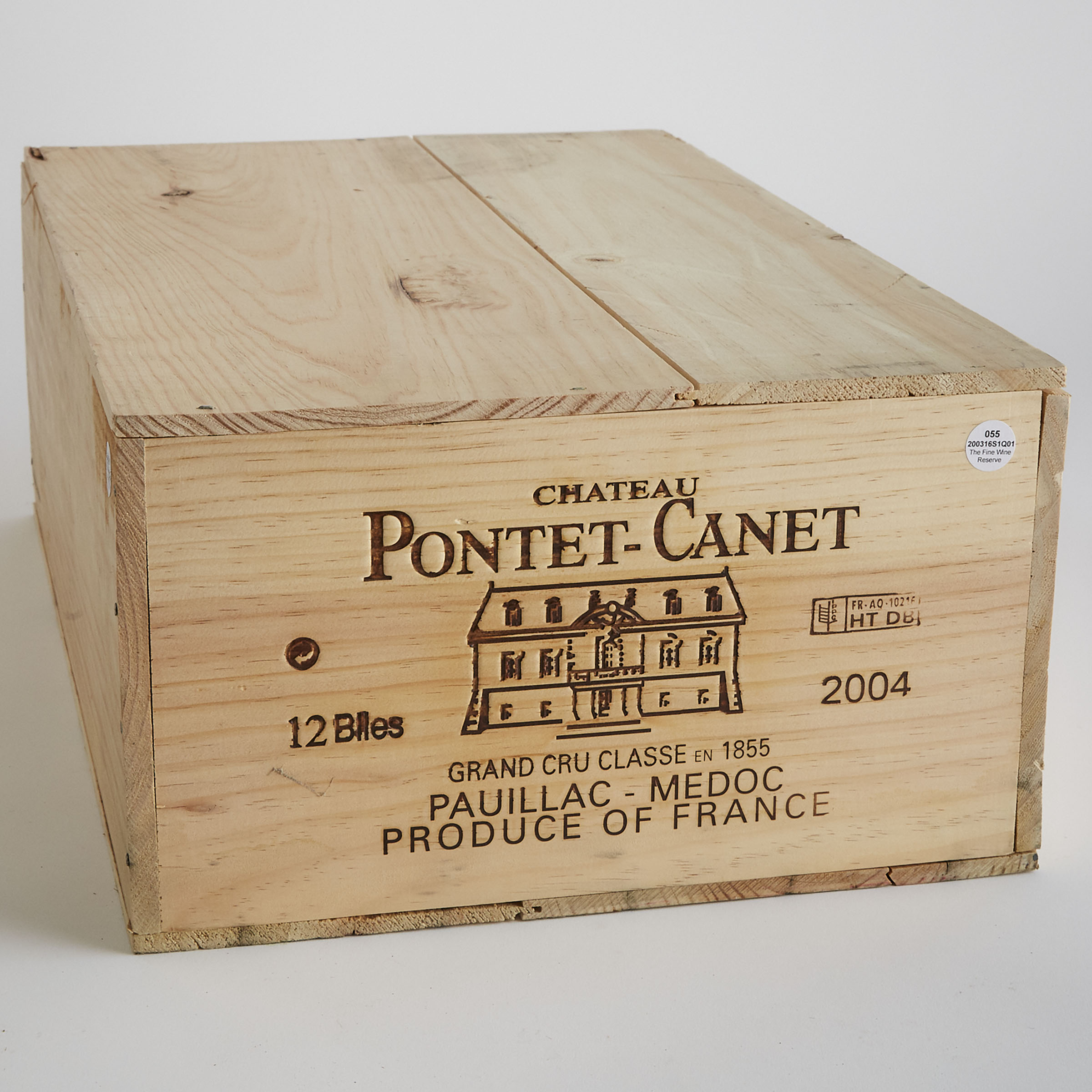 CHÂTEAU PONTET-CANET 2004 (12, OWC) WA 92