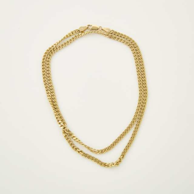 10k Yellow Gold Curb Link Chain