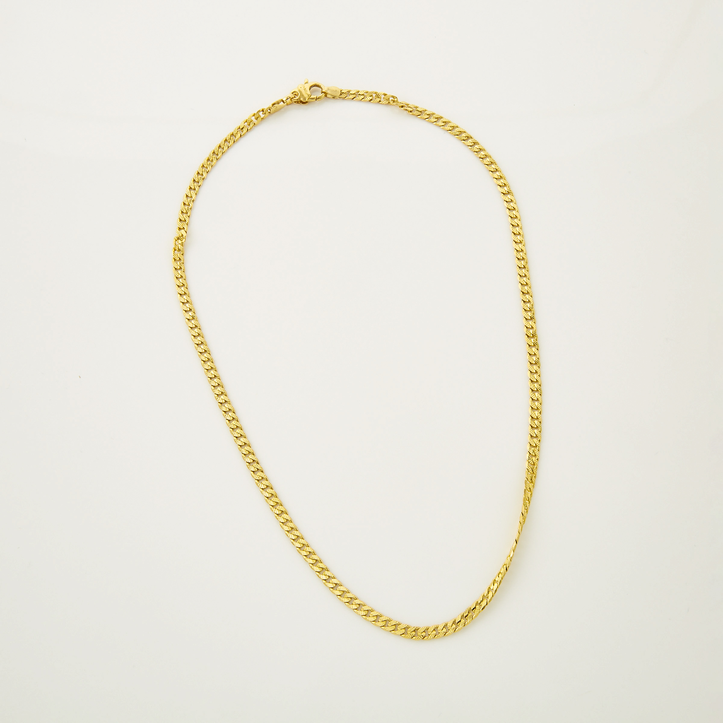 22k Yellow Gold Curb Link Chain