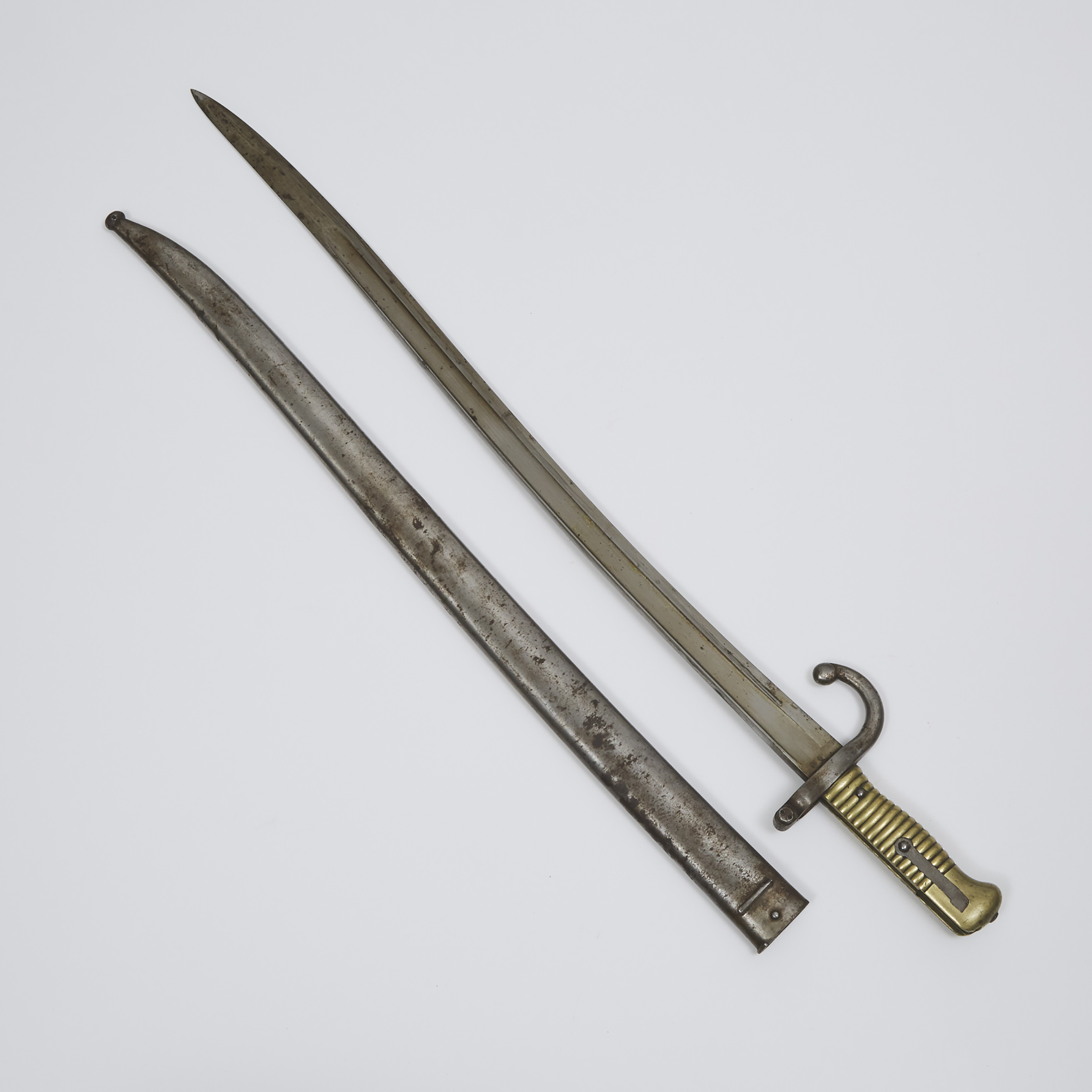 French Model 1866 Chassepot Sword Bayonet, mid 19th century