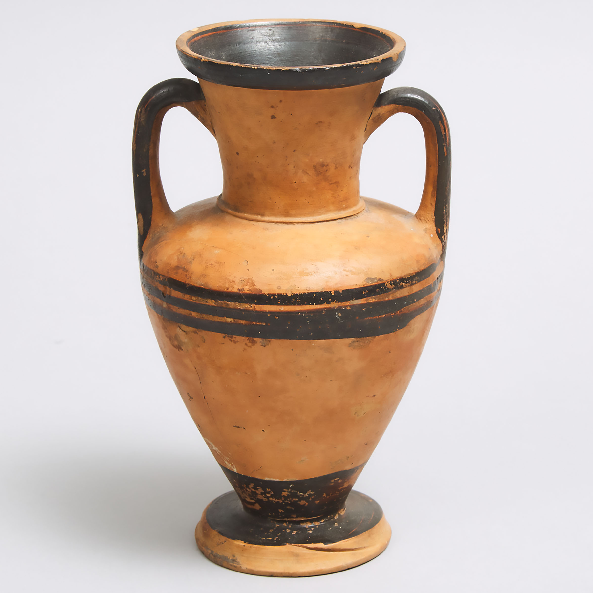 Small Greek Corinthian Pottery Small Amphora, c. 600 BC
