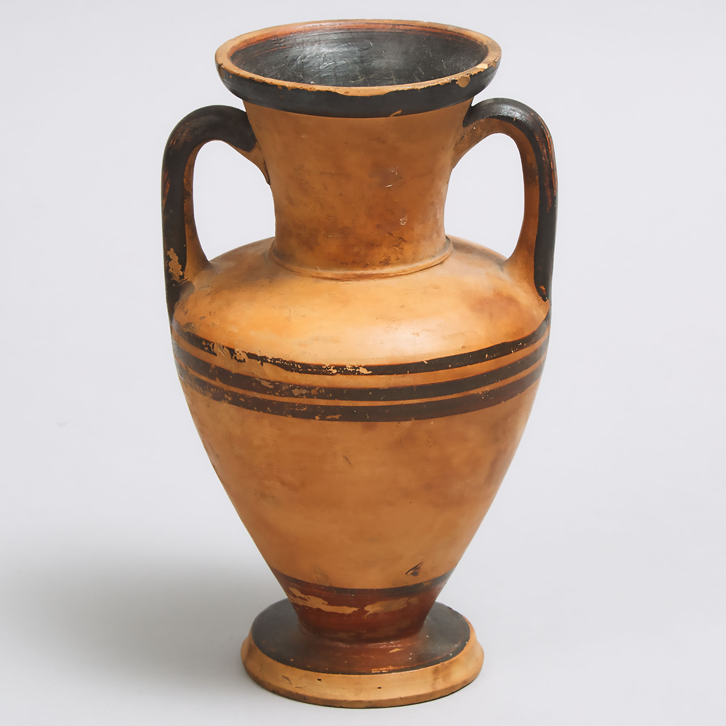 Small Greek Corinthian Pottery Small Amphora, c. 600 BC