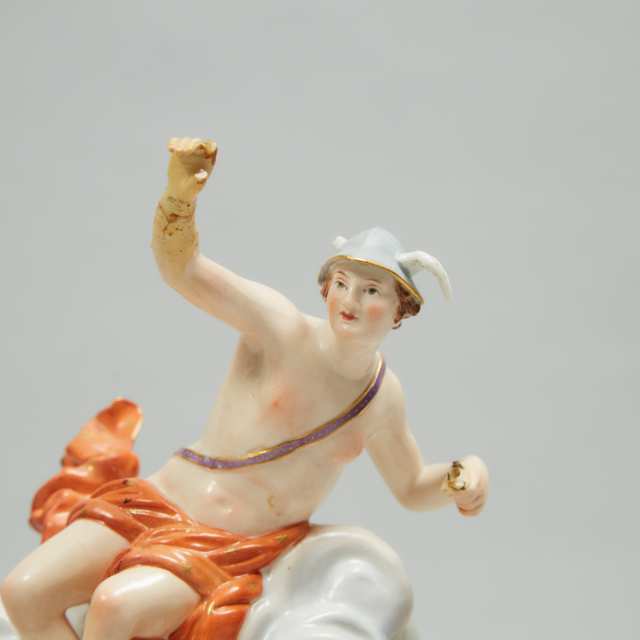 Meissen Figure Group of Mercury Confiding the Infant Bacchus to the Nymphs, late 19th century