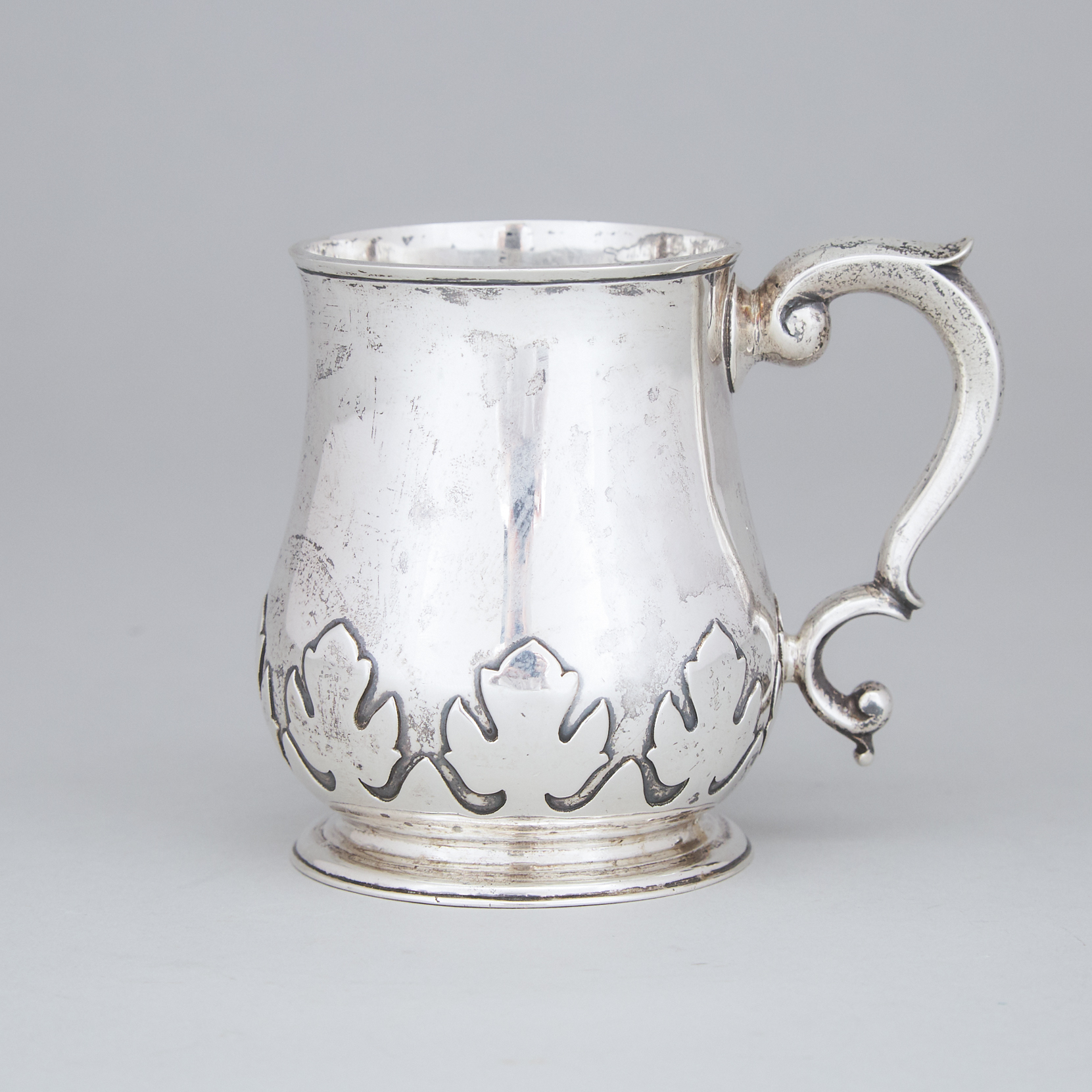 English Silver Baluster Mug, Goldsmiths & Silversmiths Co., London, 1919