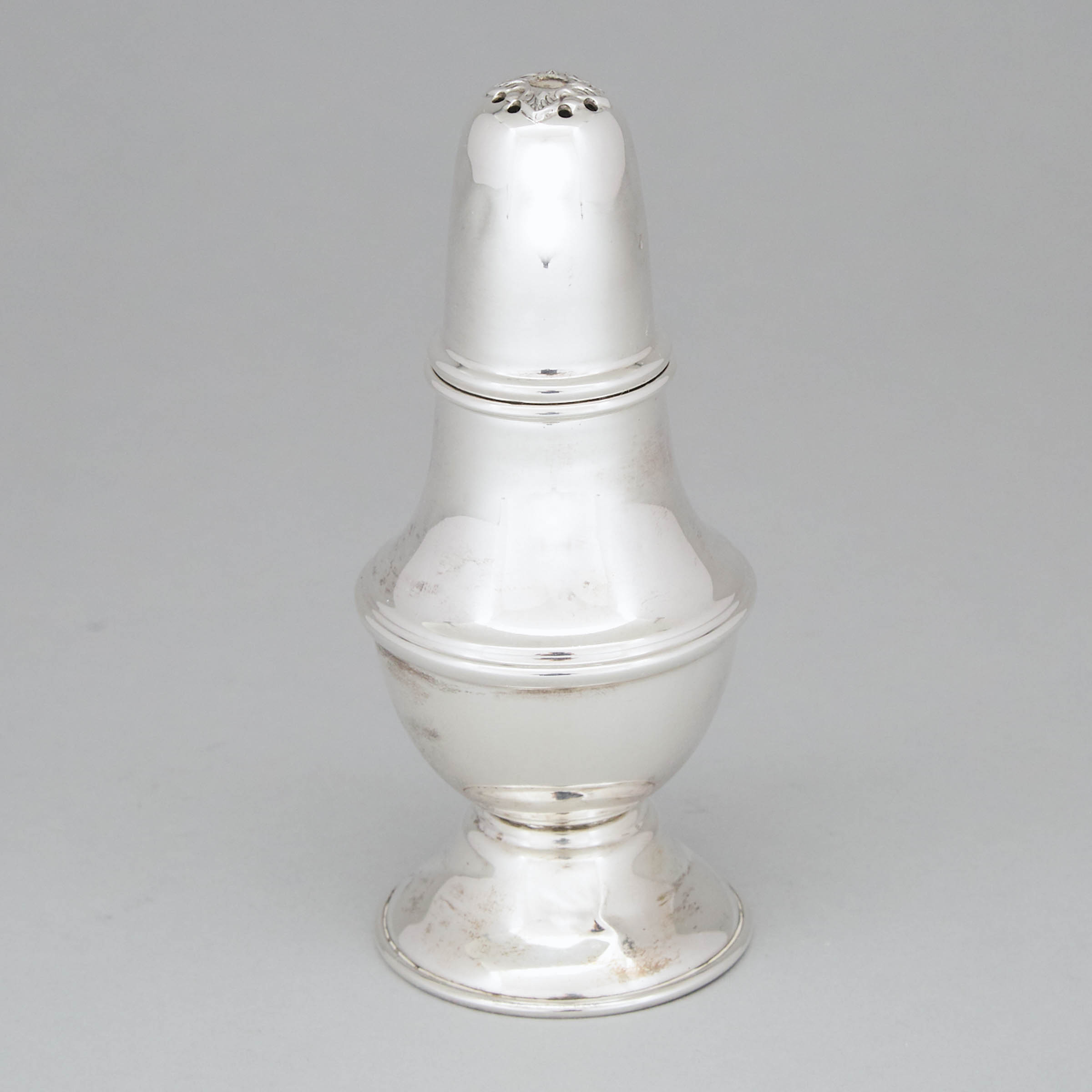 Canadian Silver Sugar Caster, Poul Petersen, Montreal, Que., mid-20th century