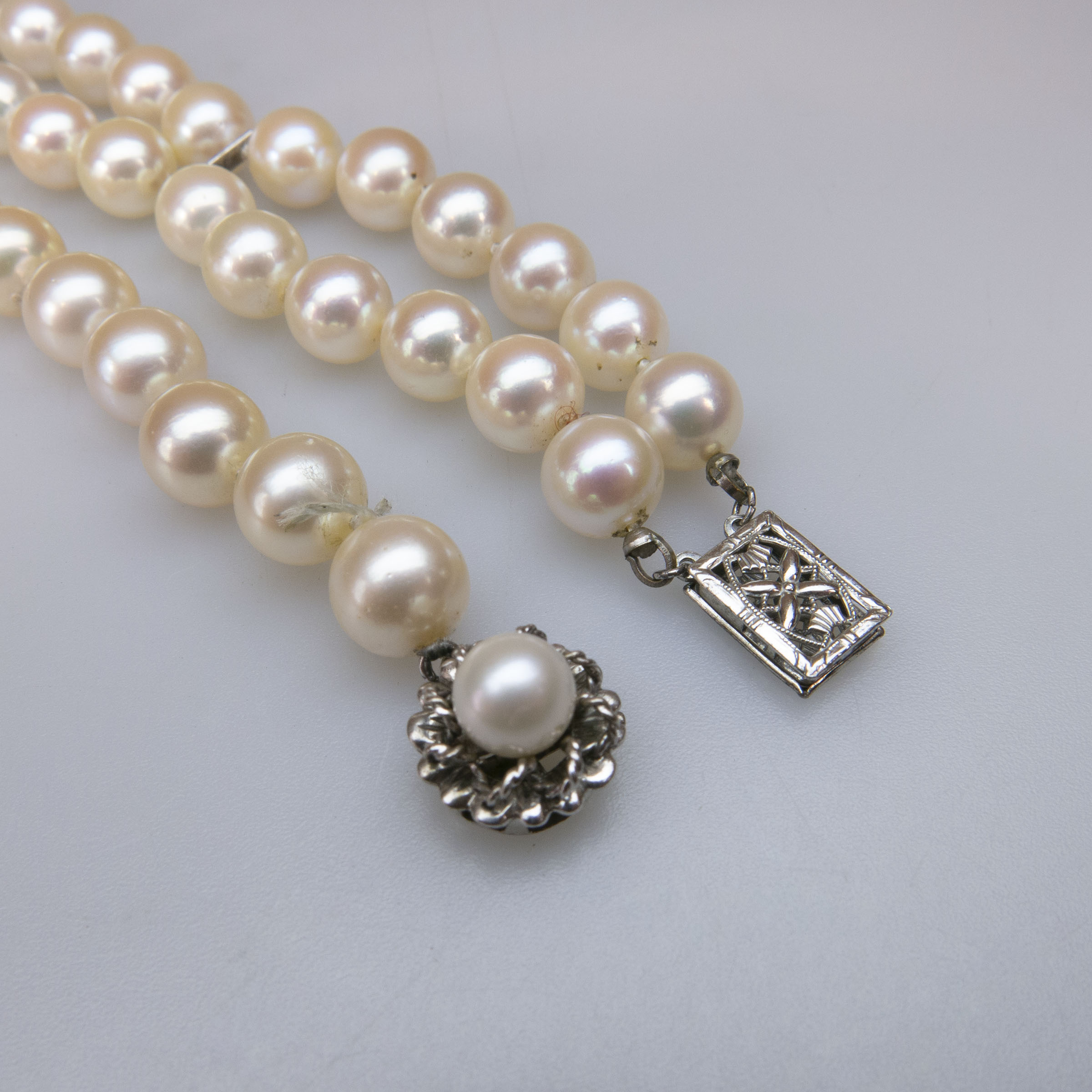 Two Cultured Pearl Bracelets