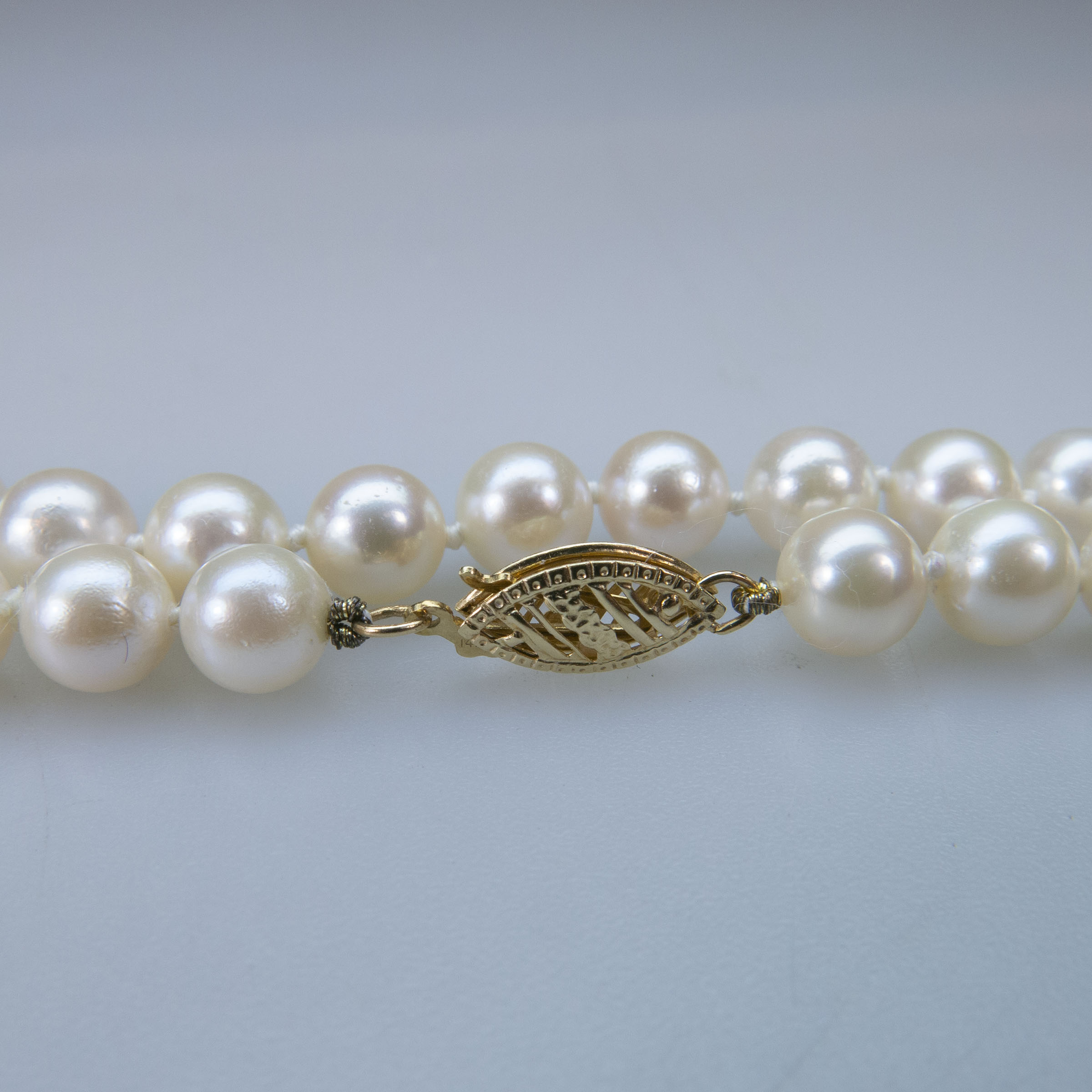 Single Strand Cultured Pearl Necklace (6.0mm to 6.5mm)