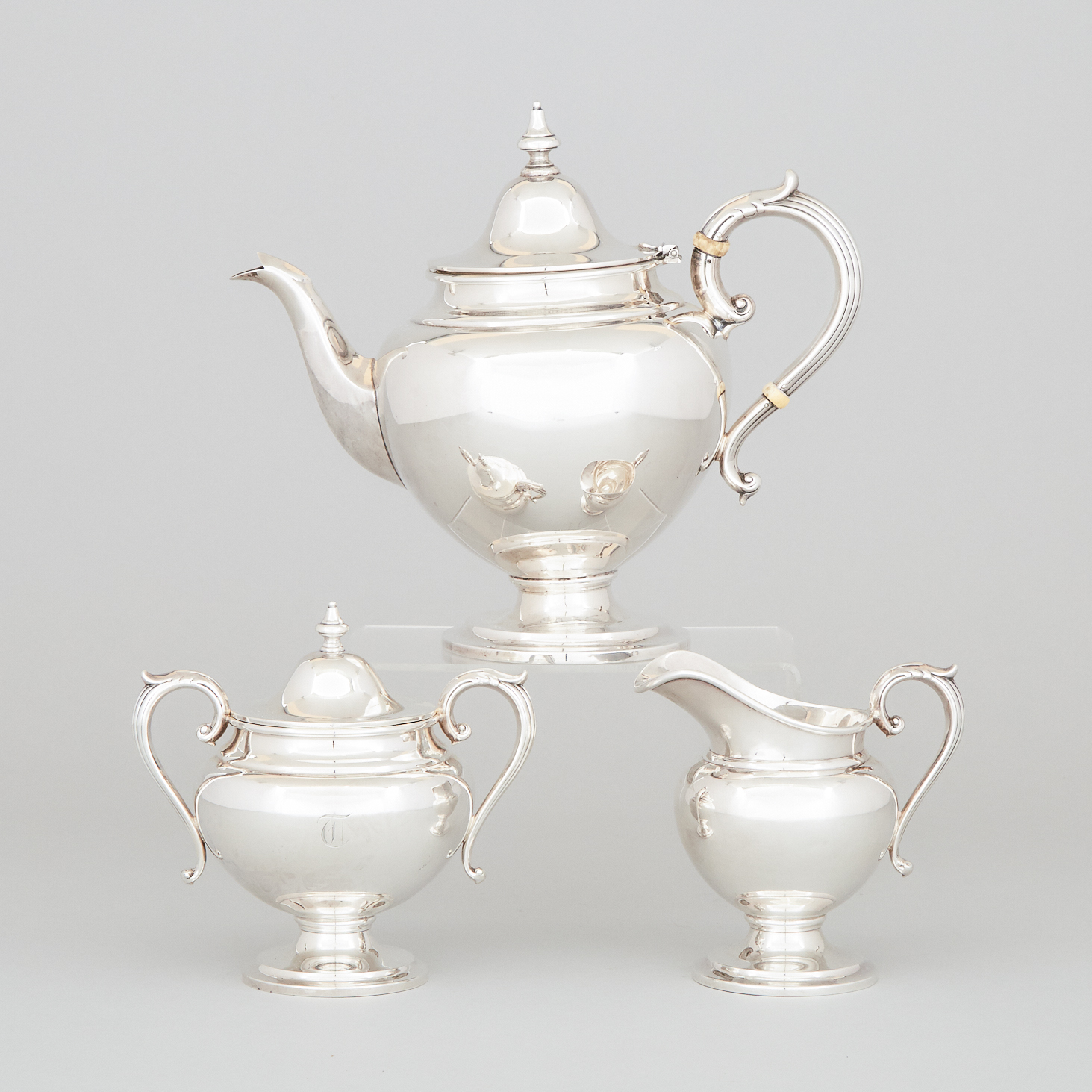 Canadian Silver Tea Service, Henry Birks & Sons, Montreal, Que., 1947