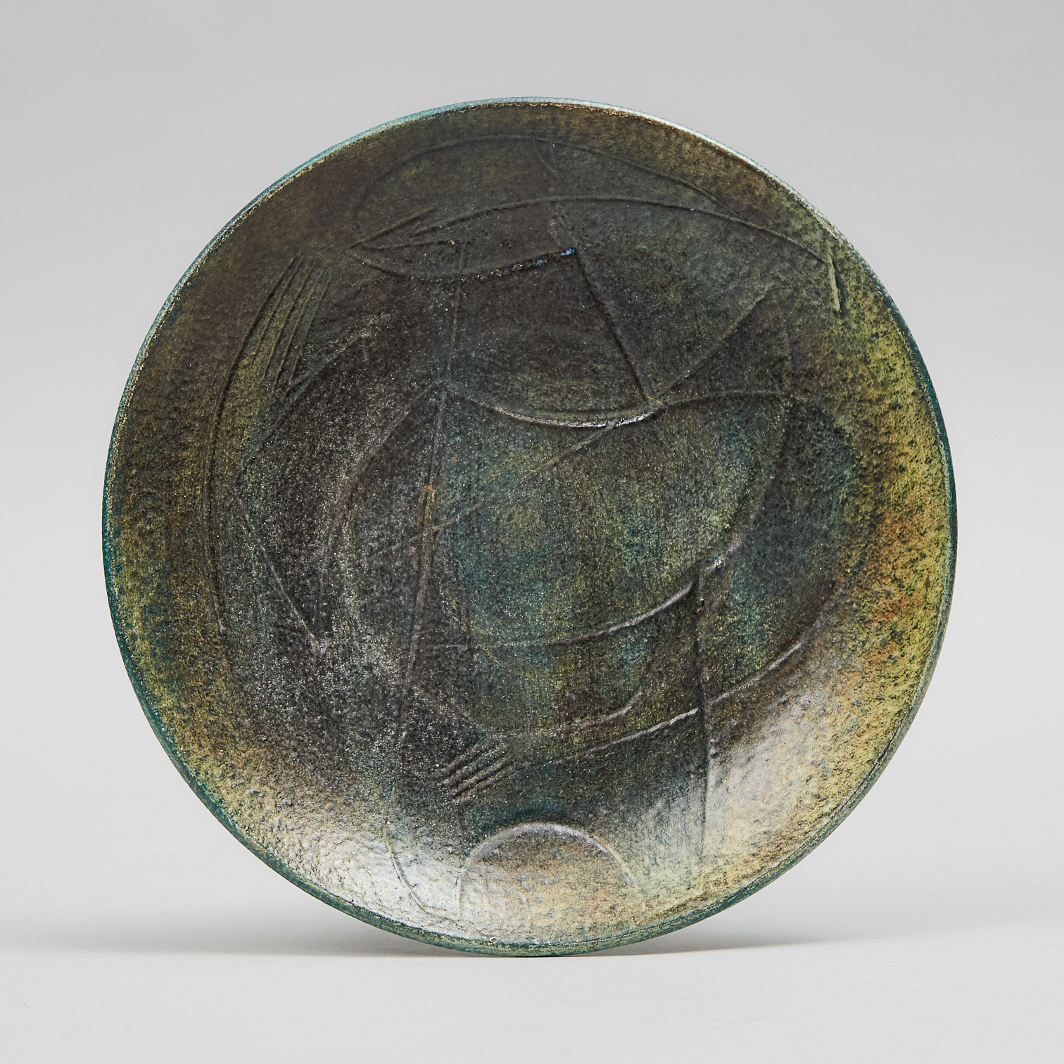 Brooklin Pottery Plate, Theo and Susan Harlander, 1960s