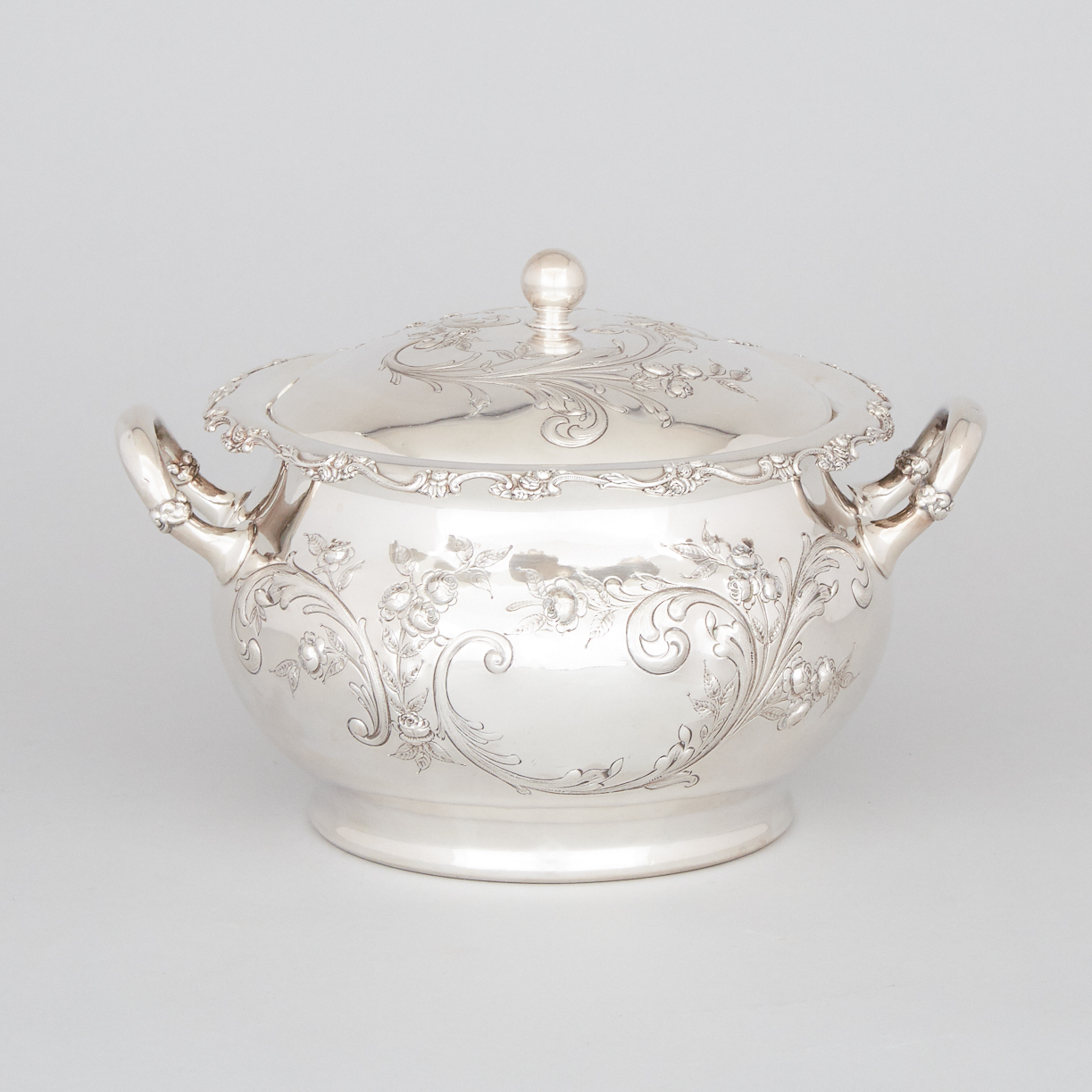 American Silver Soup Tureen, George C. Shreve & Co., San Francisco, Ca., late 19th century