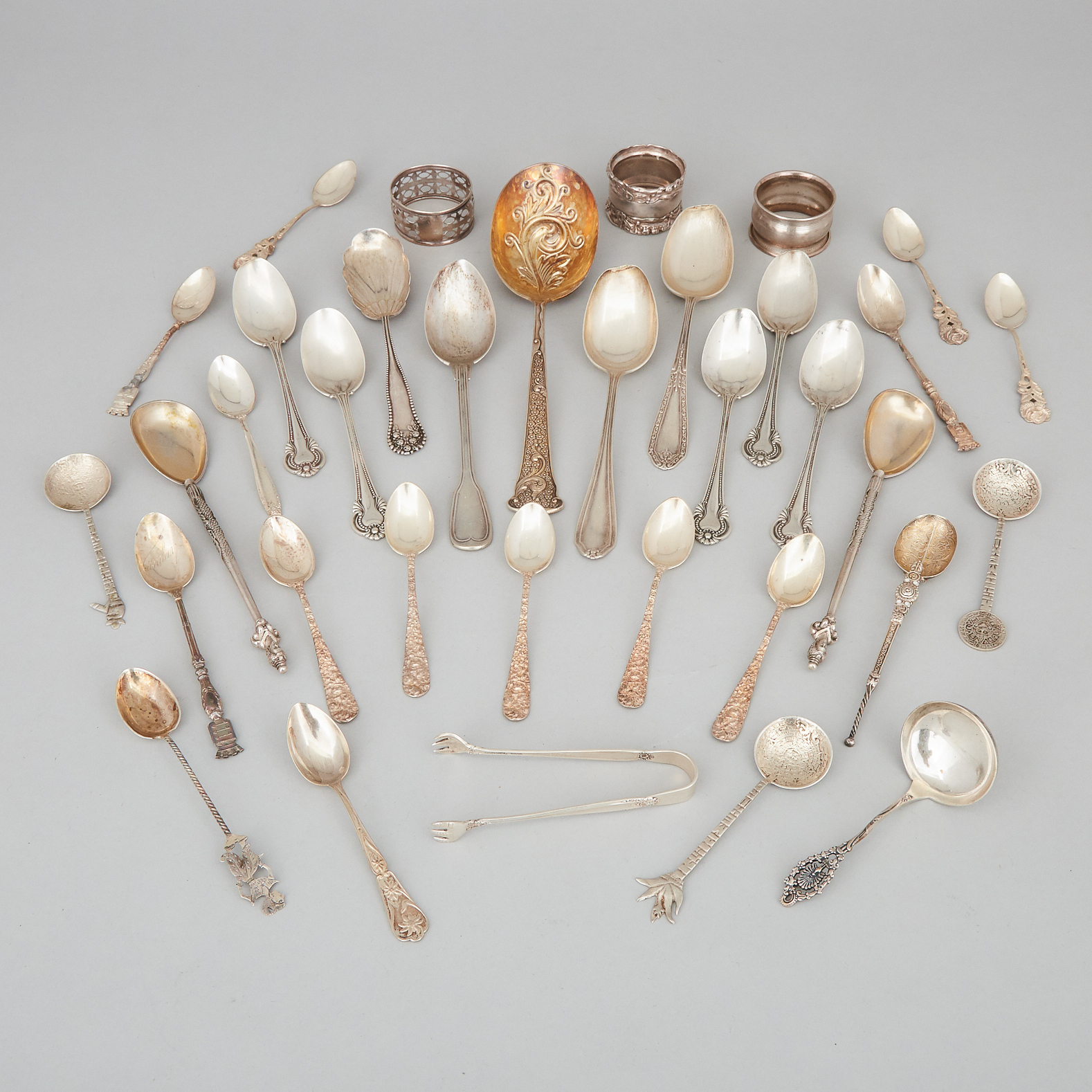 Group of Mainly North American and Continental Silver, 19th/20th century