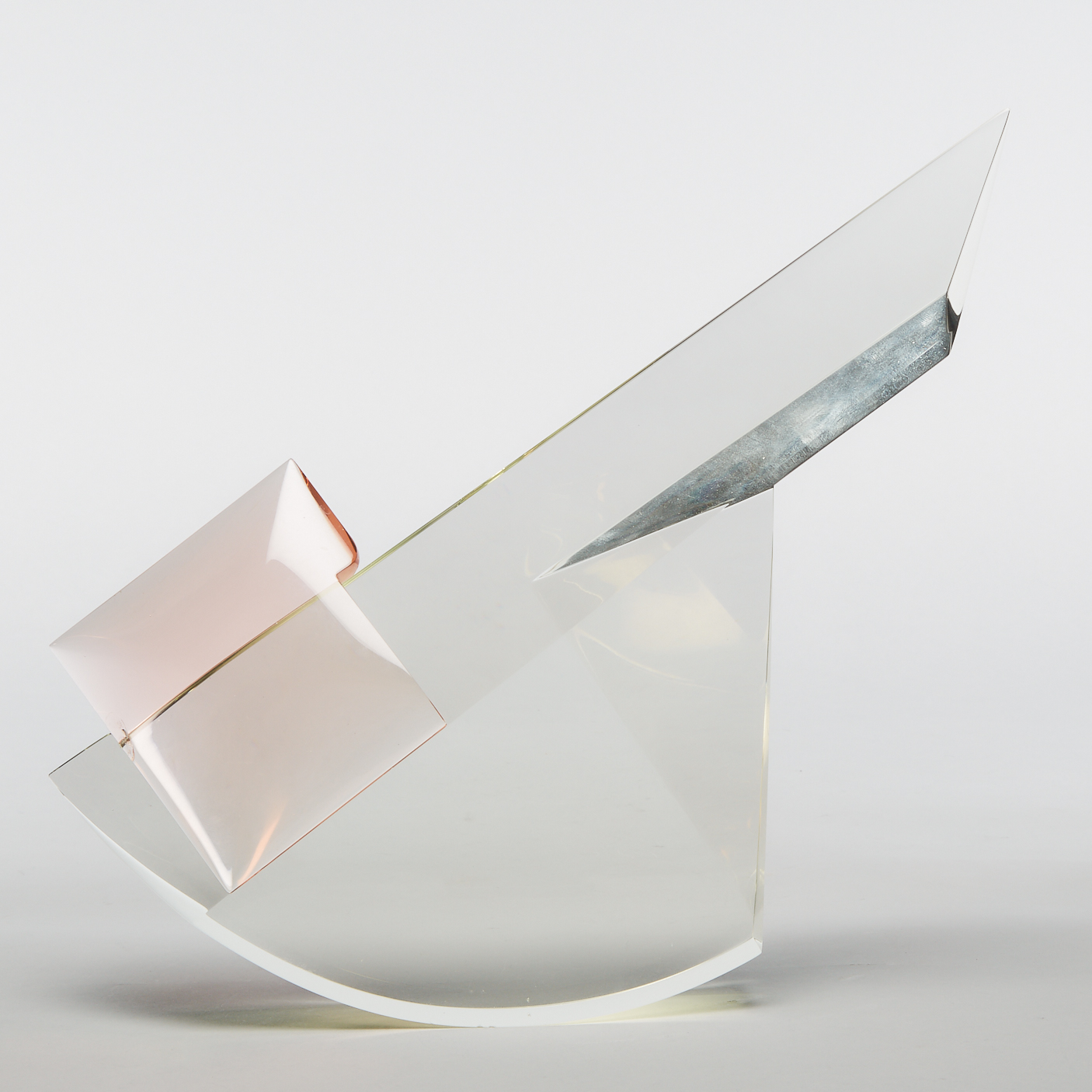 Attributed to Bretislav Novak Jr. (Czechoslovakian, b.1952), Glass Sculpture, 1980s