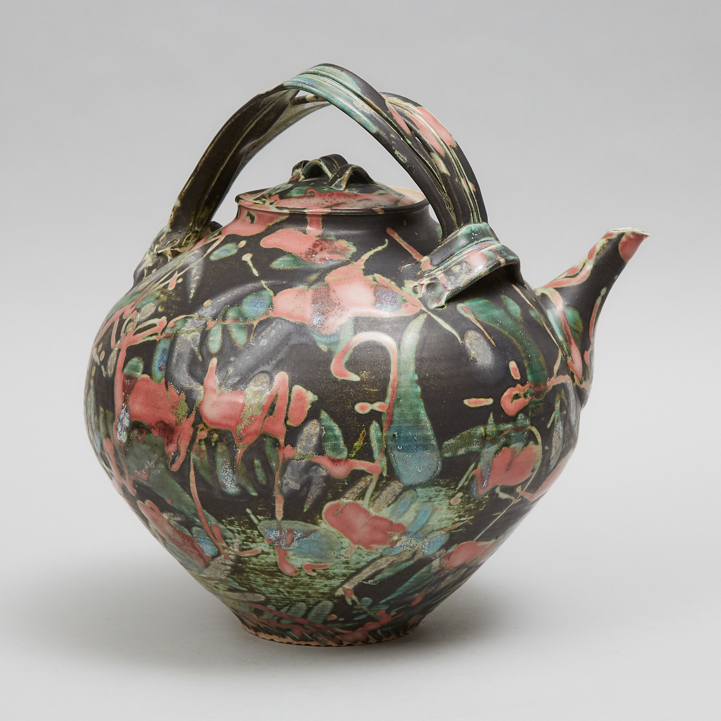 Kayo O'Young (Canadian, b.1950), Oversized 'Rainforest' Teapot, 1993