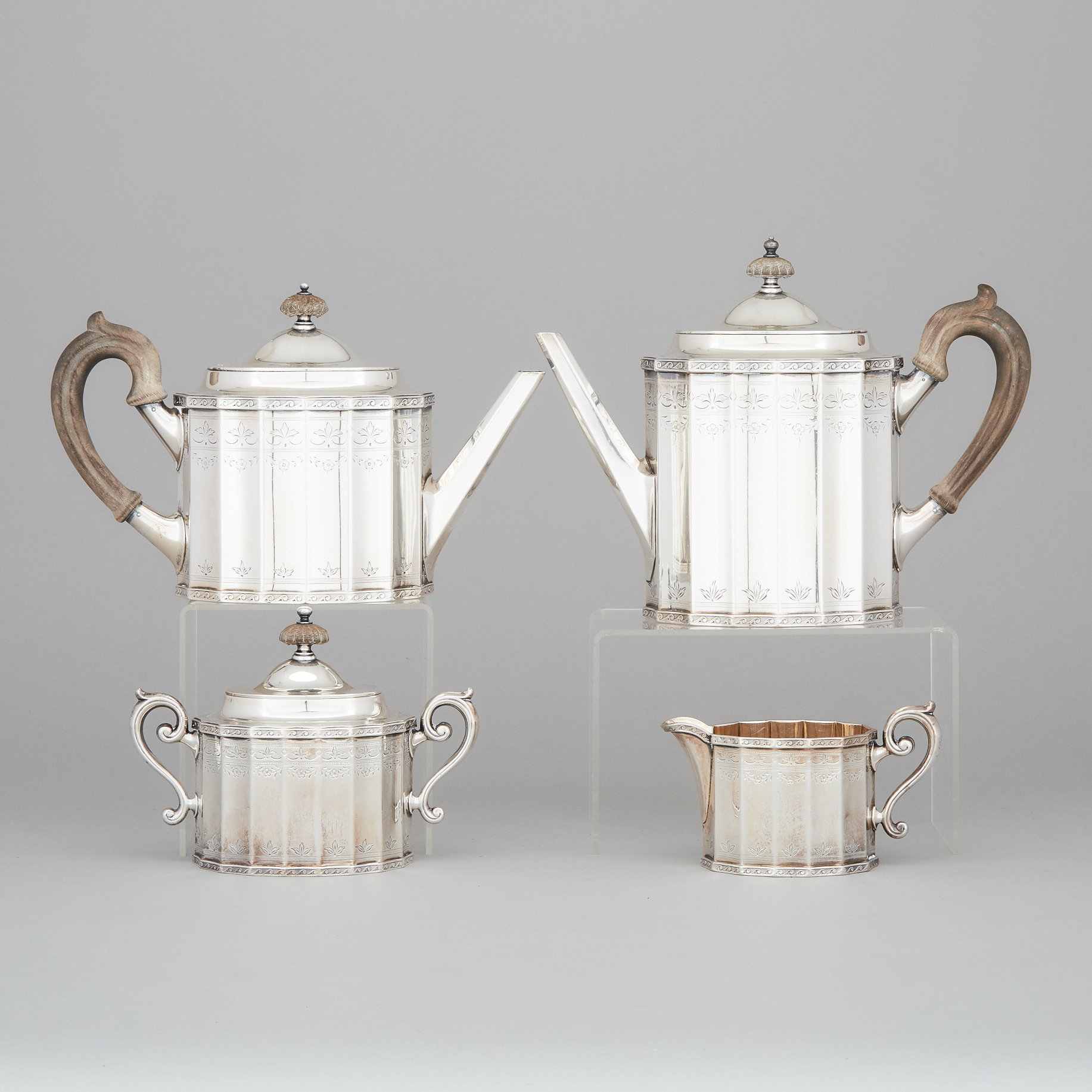 American Silver Tea and Coffee Service, Gorham Mfg. Co., Providence, R.I., 1910