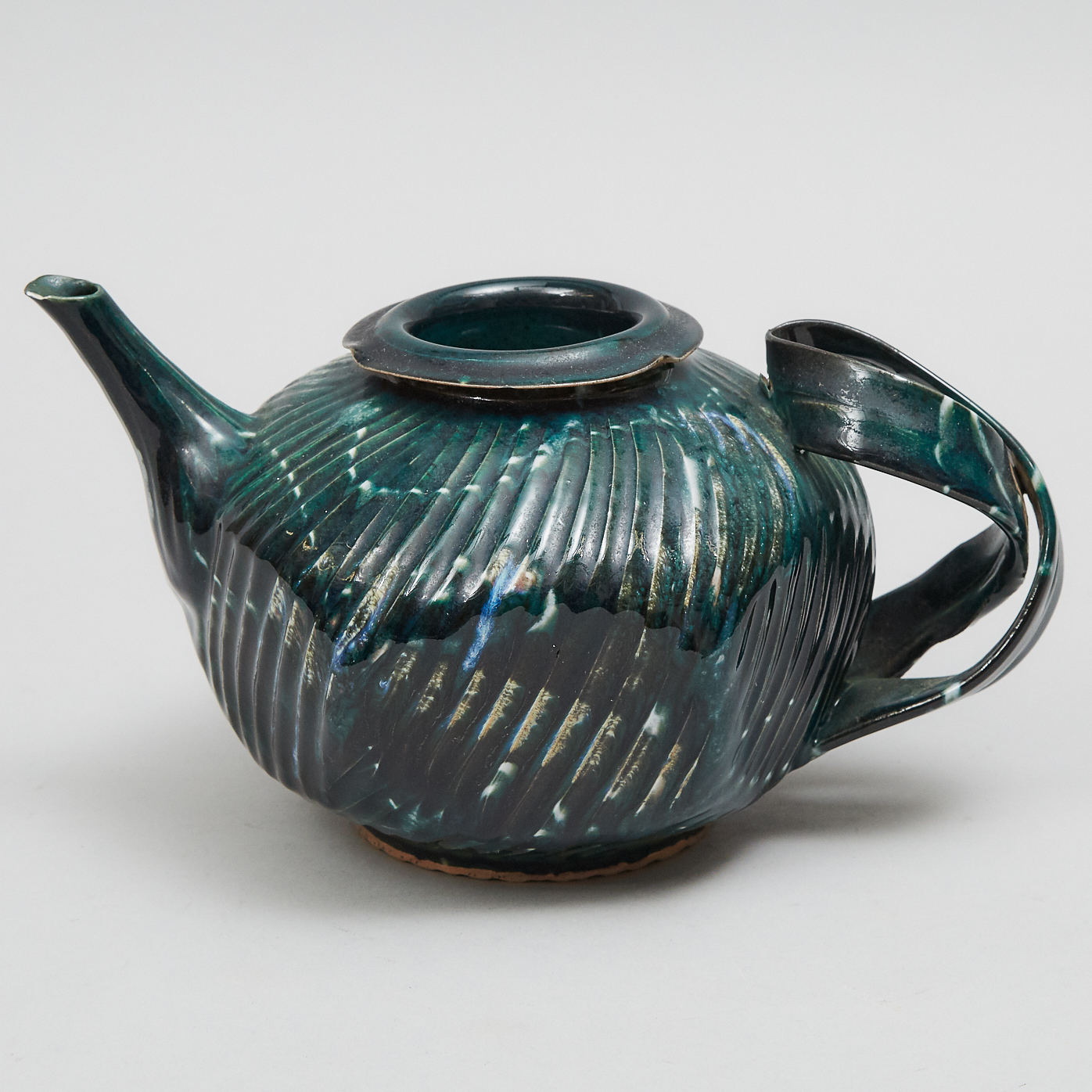 Kayo O'Young (Canadian, b.1950), Green Glazed Teapot, 1993