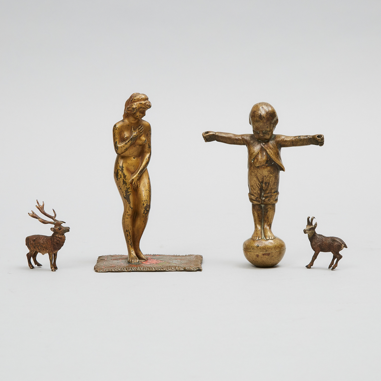 Four Small Austrian Bronzes, 19th/early 20th centuries