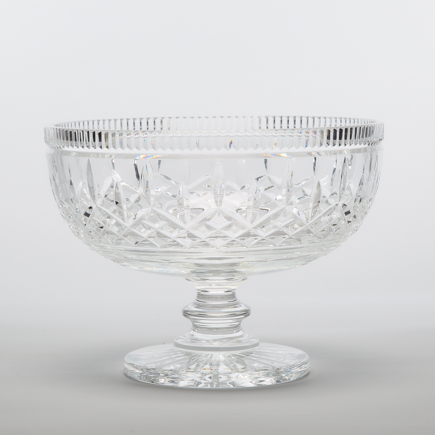 Waterford Pedestal-Footed Bowl, 20th century