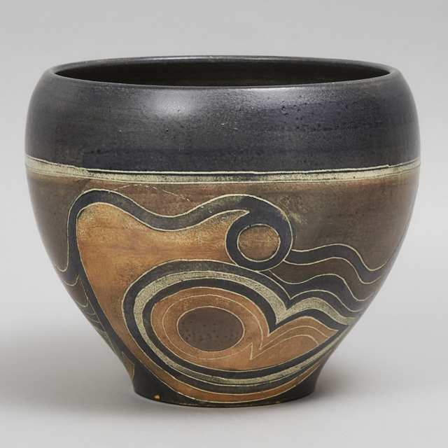 Brooklin Pottery Vase, Theo and Susan Harlander, 1970s