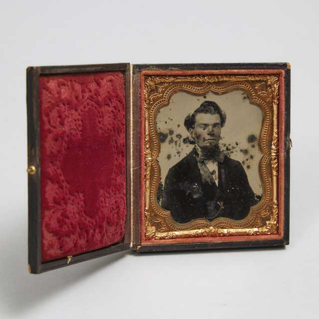 Six Cased Victorian Daguerreotype Portraits, mid 19th century