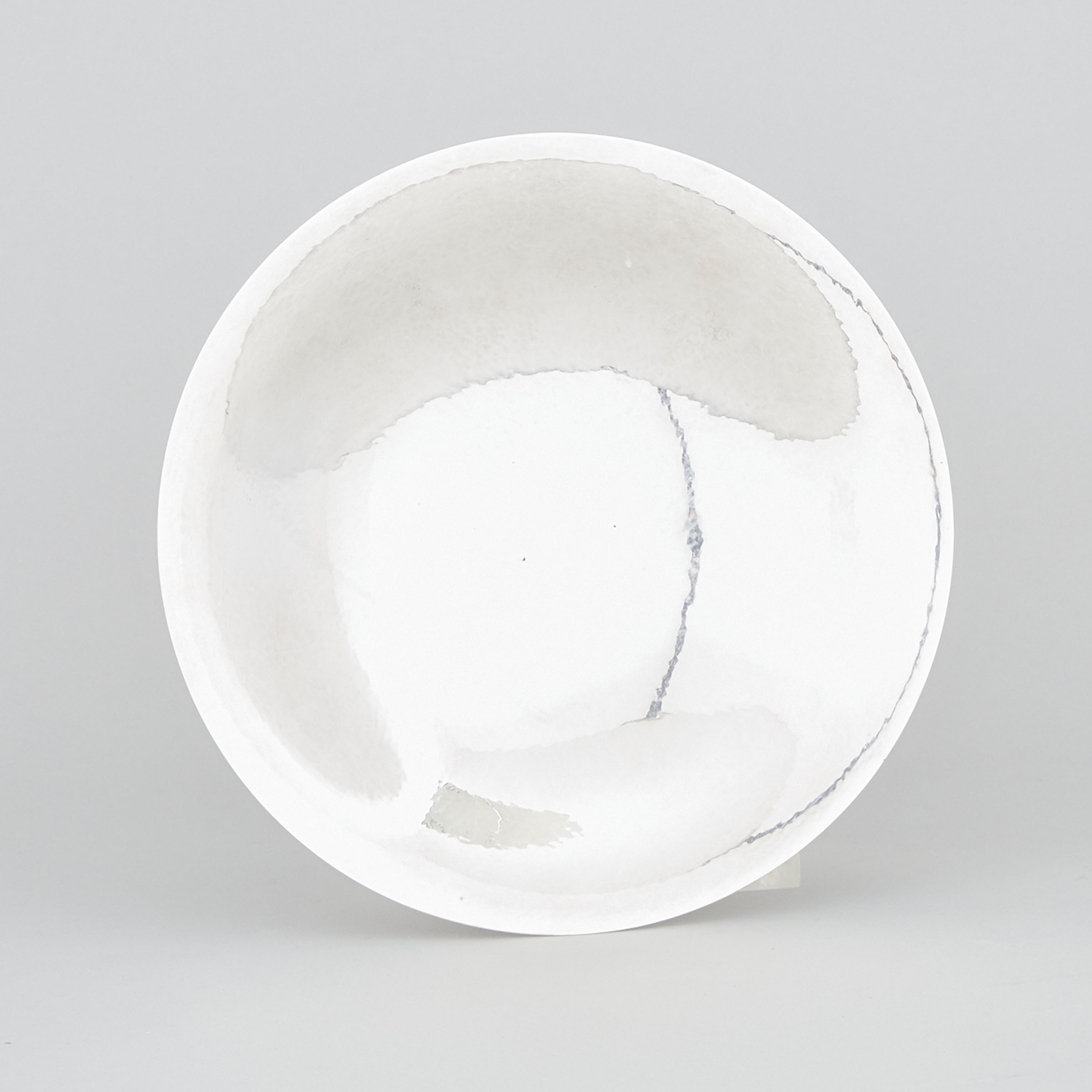 Danish Silver Shallow Bowl, #620C, Georg Jensen, Copenhagen, post-1945