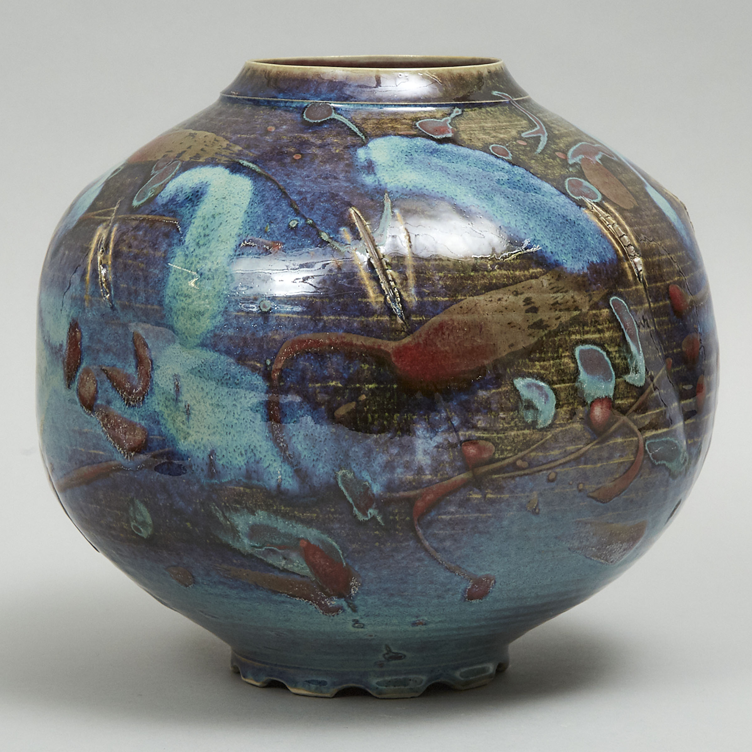 Kayo O'Young (Canadian, b.1950), Glazed Vase, 1987