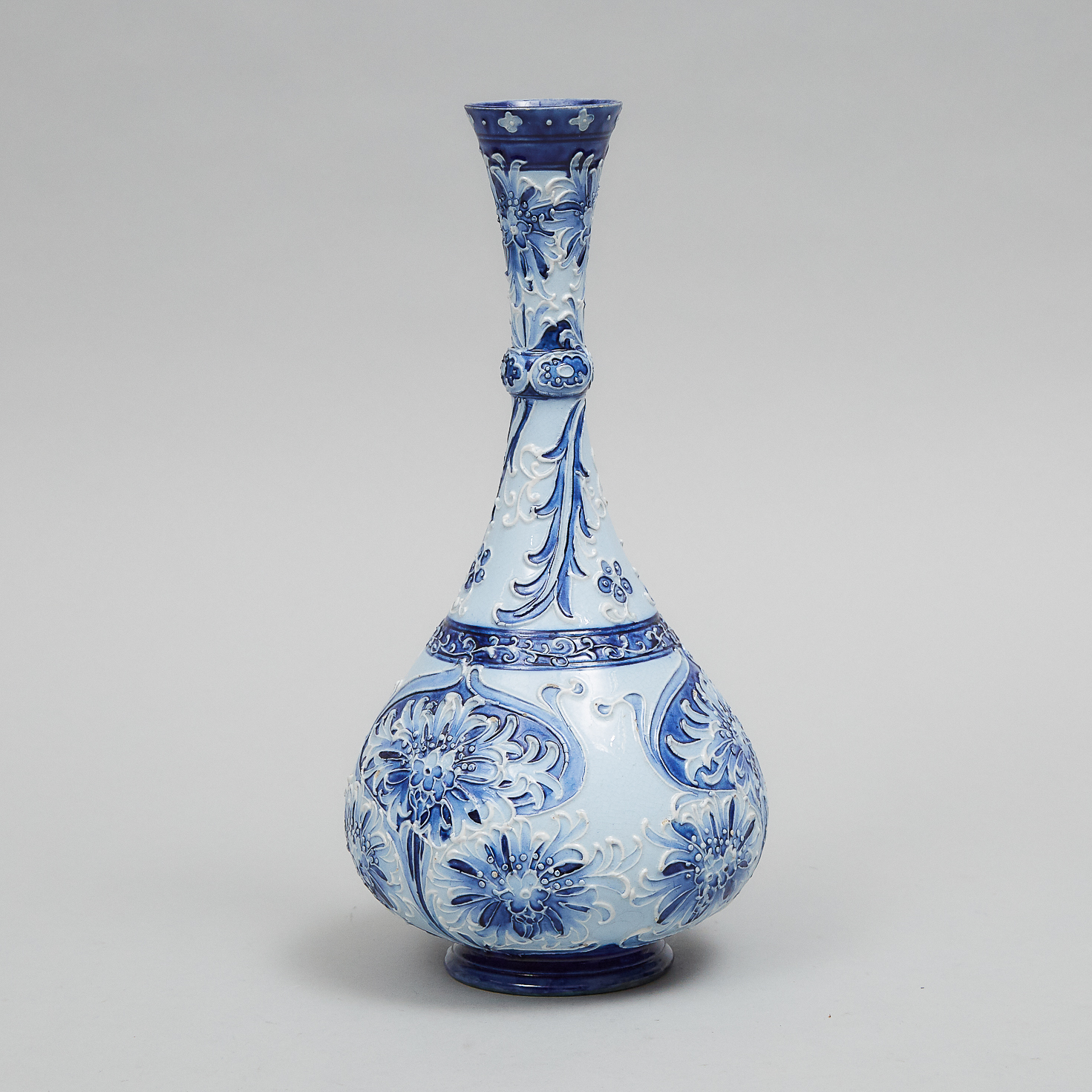 Macintyre Moorcroft Florian Cornflower Vase, c.1900